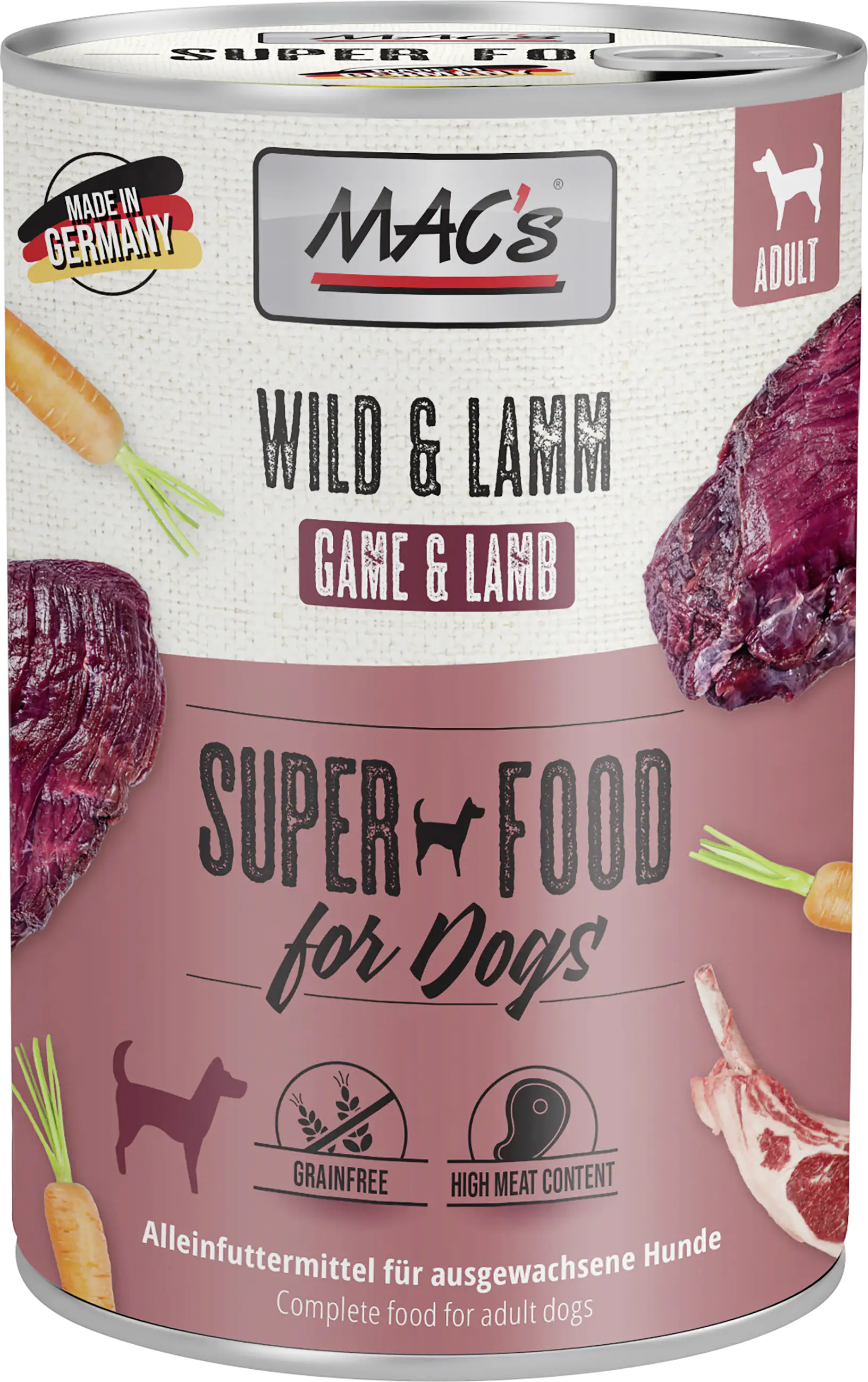 Macs Dog Wild & Lamm 400 g