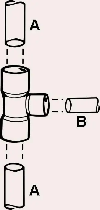 Cornat Löt-T-Stück Fitting Ø 22 / Ø 15 mm