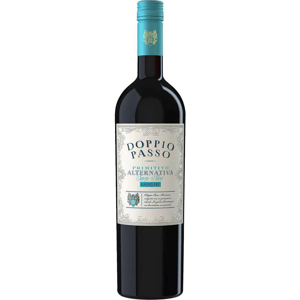 Doppio Passo Rotwein Primitivo alkoholfrei 1x0,75 l