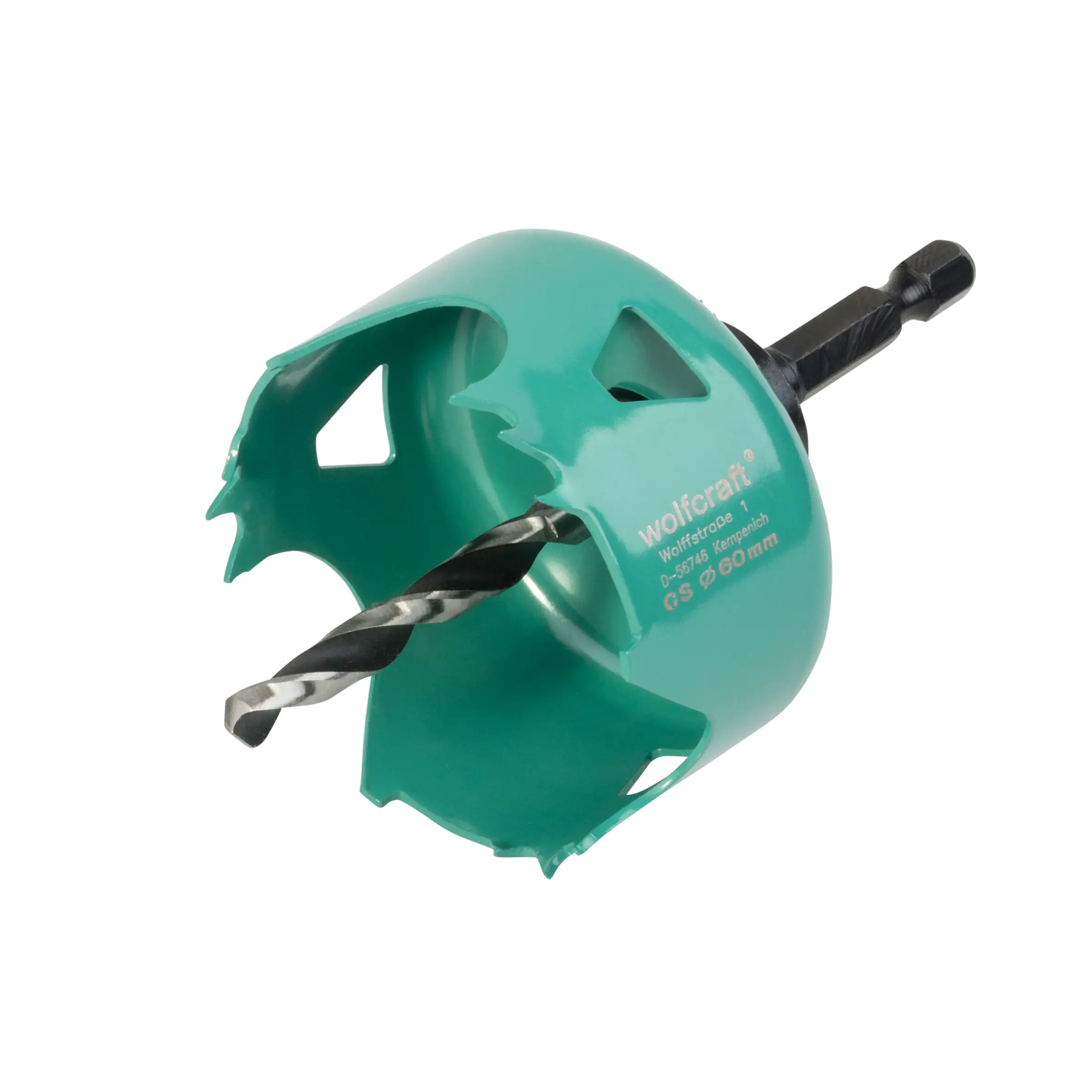 Wolfcraft Lochsäge 30 - 60 mm Carbonstahl