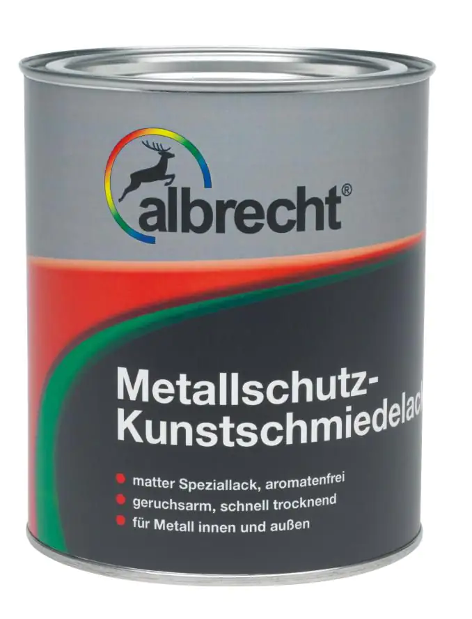 Albrecht Metallschutz-Kunstschmiedelack 375 ml schwarz matt