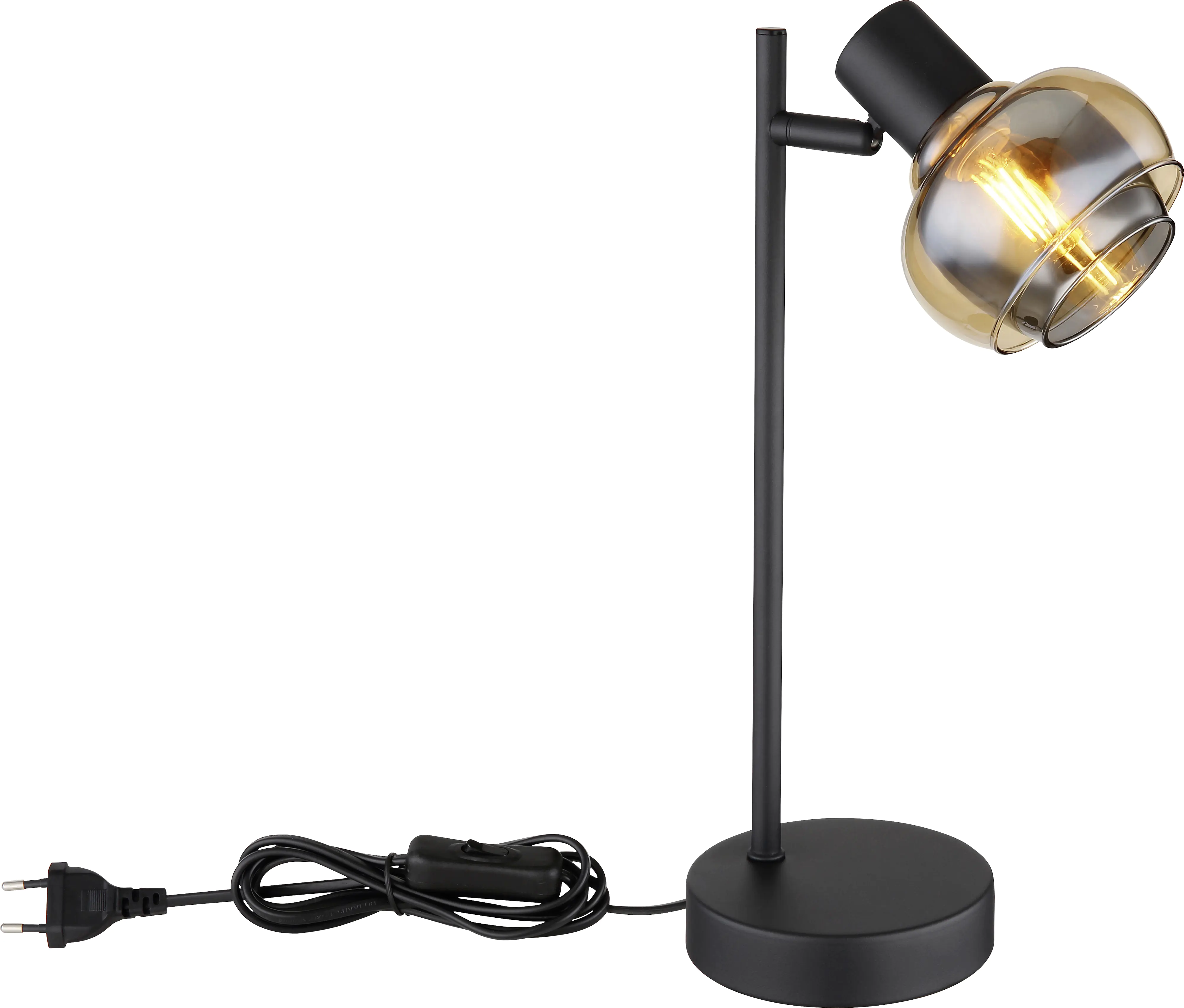 Globo Tischleuchte Tokki schwarz matt 14,5 x 14,5 x 35 cm E14 Globo Tischleuchte Tokki schwarz matt 14,5 x 14,5 x 35 cm E14