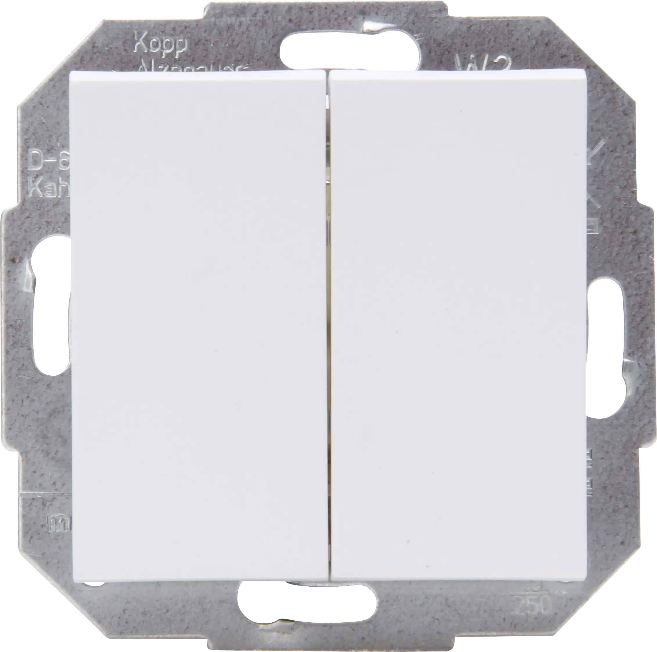 Kopp W/W-Schalter Athenis arktisweiß matt, 650350083
