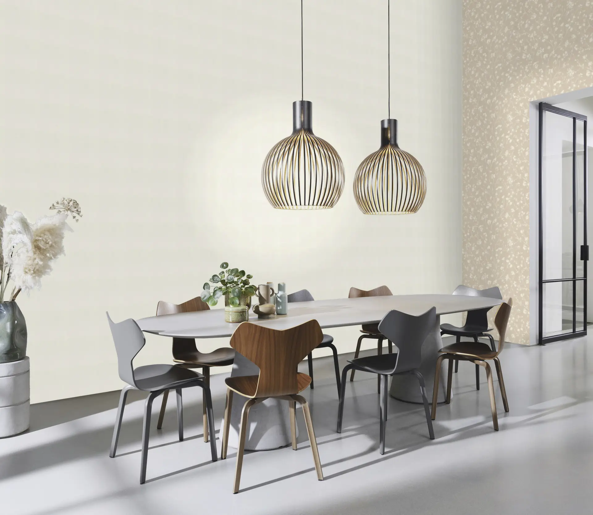 Rasch Vliestapete 463811 Selection Blüten beige-creme, 10,05 x 0,53 m