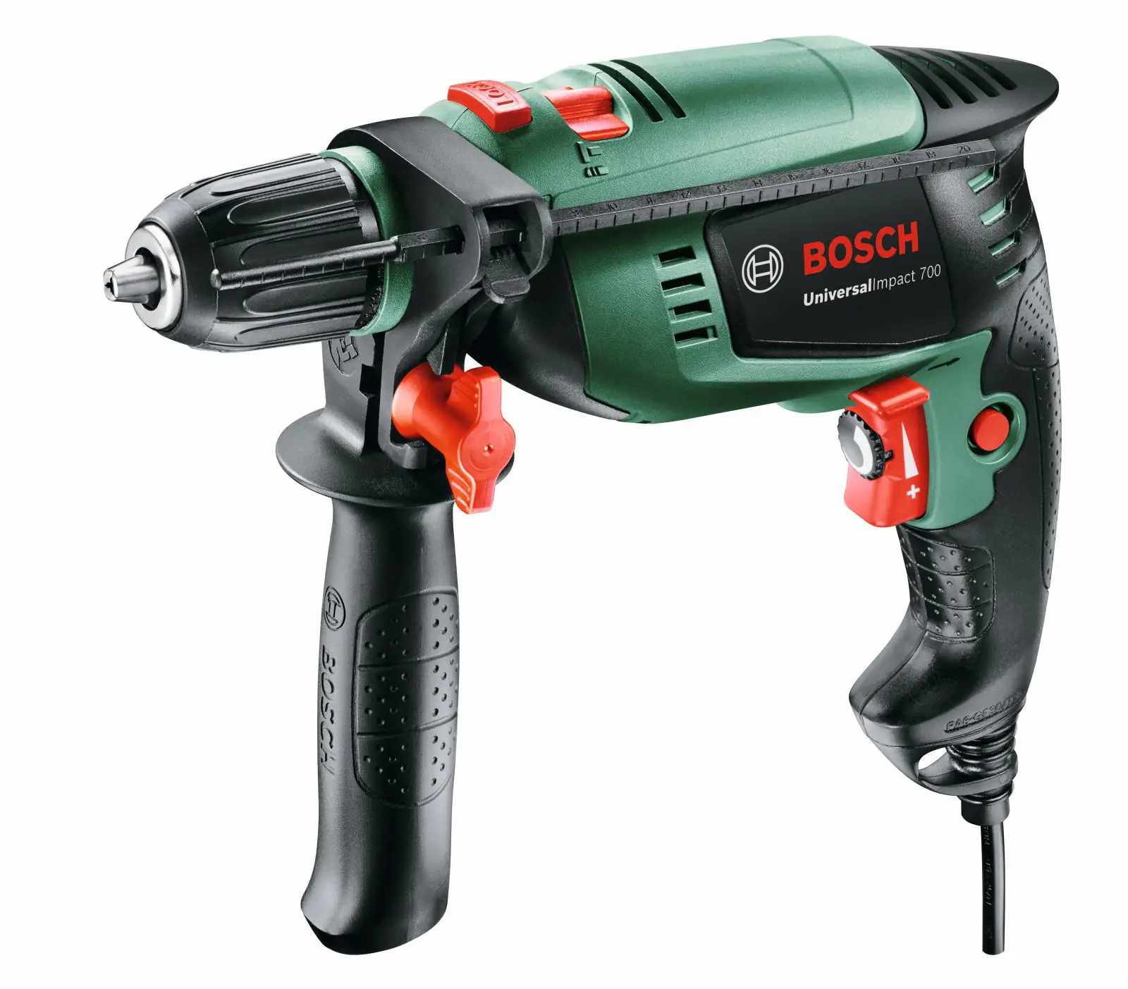 Bosch Schlagbohrmaschine UniversalImpact 700 Systembox 700 W, 50-3000 min. inkl. Zubehörkoffer Bosch Schlagbohrmaschine UniversalImpact 700 Systembox 700 W, 50-3000 min. inkl. Zubehörkoffer