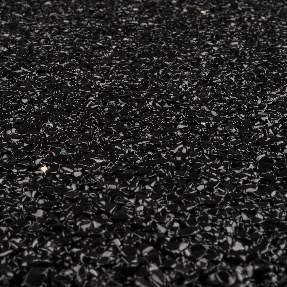 RAVELLO Steinteppich Boden Outdoor Körnung Fein Farbe schwarz 15 kg Set