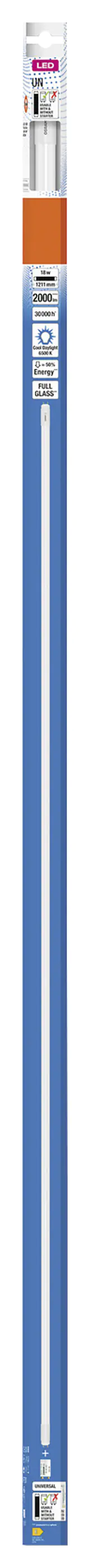 Osram LED Röhre T8 1,2 m G13 18 W kaltweiß Osram LED Röhre T8 1,2 m G13 18 W kaltweiß