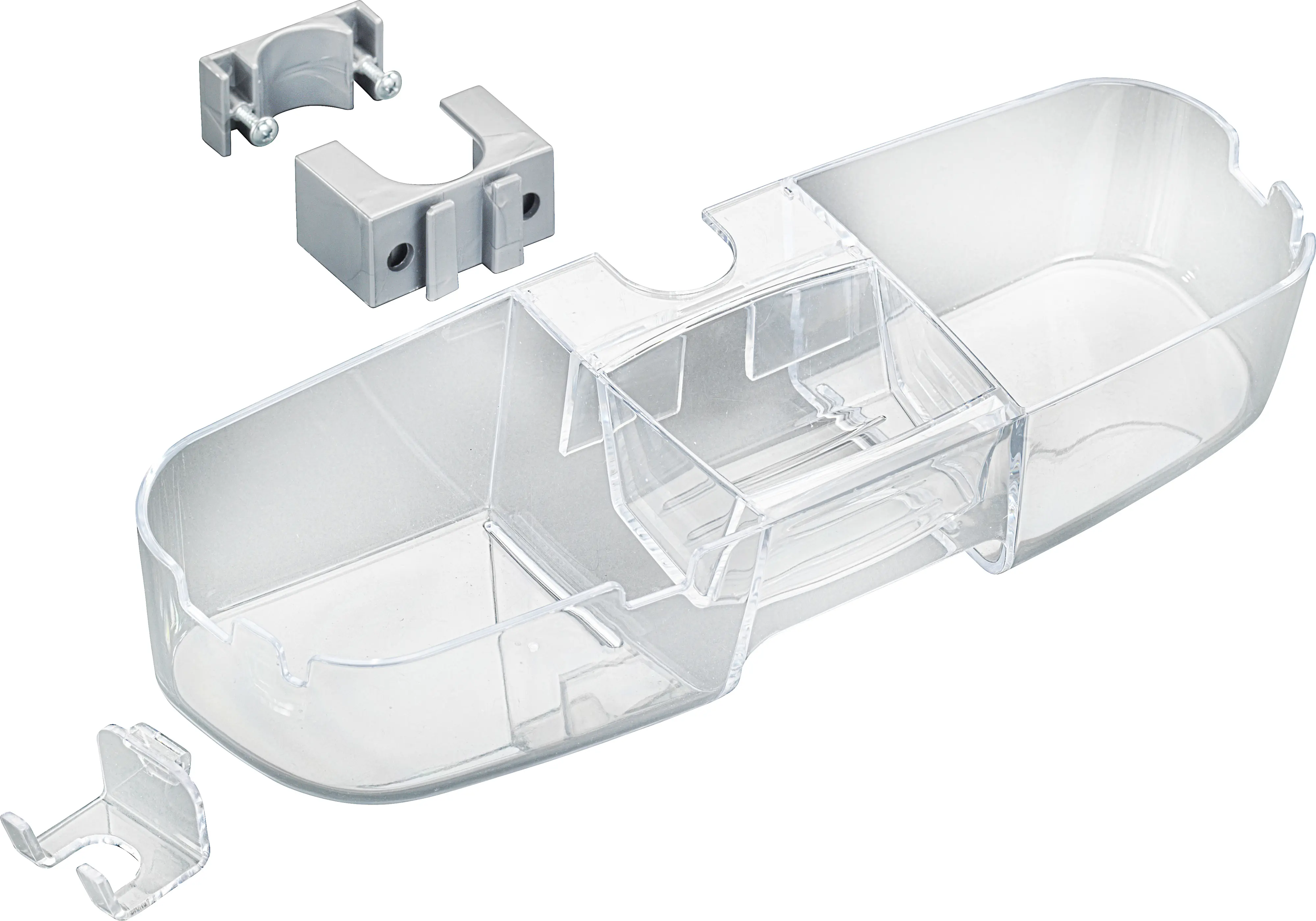 Wenko Duschkorb Premium Kunststoff, Farbe: transparent