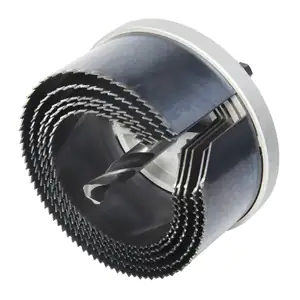 Wolfcraft Standard-Lochsägen Set 68, 74, 80, 90, 100 mm Sechskant