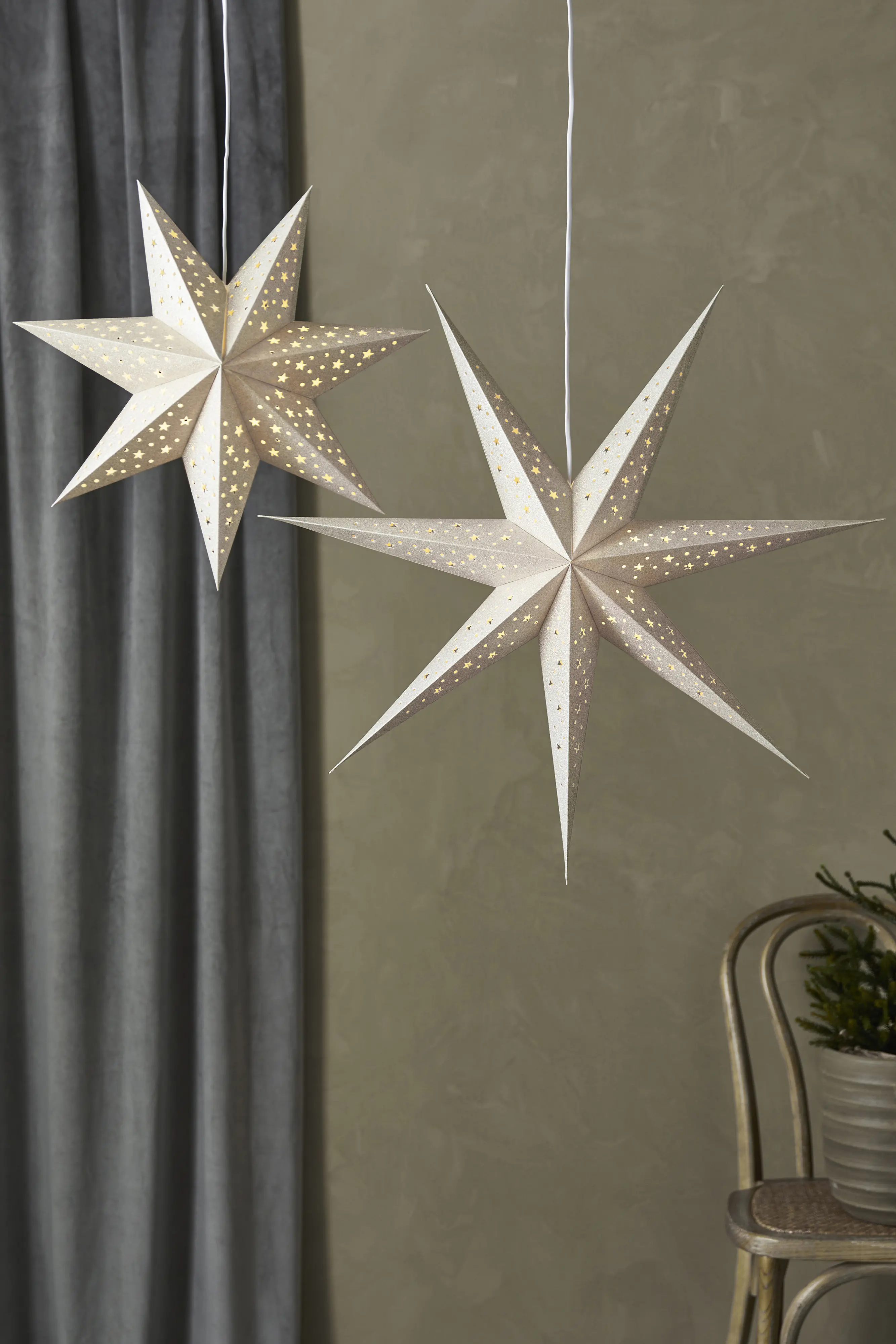 Markslöjd Hängestern Blank Ø 45 cm gold 