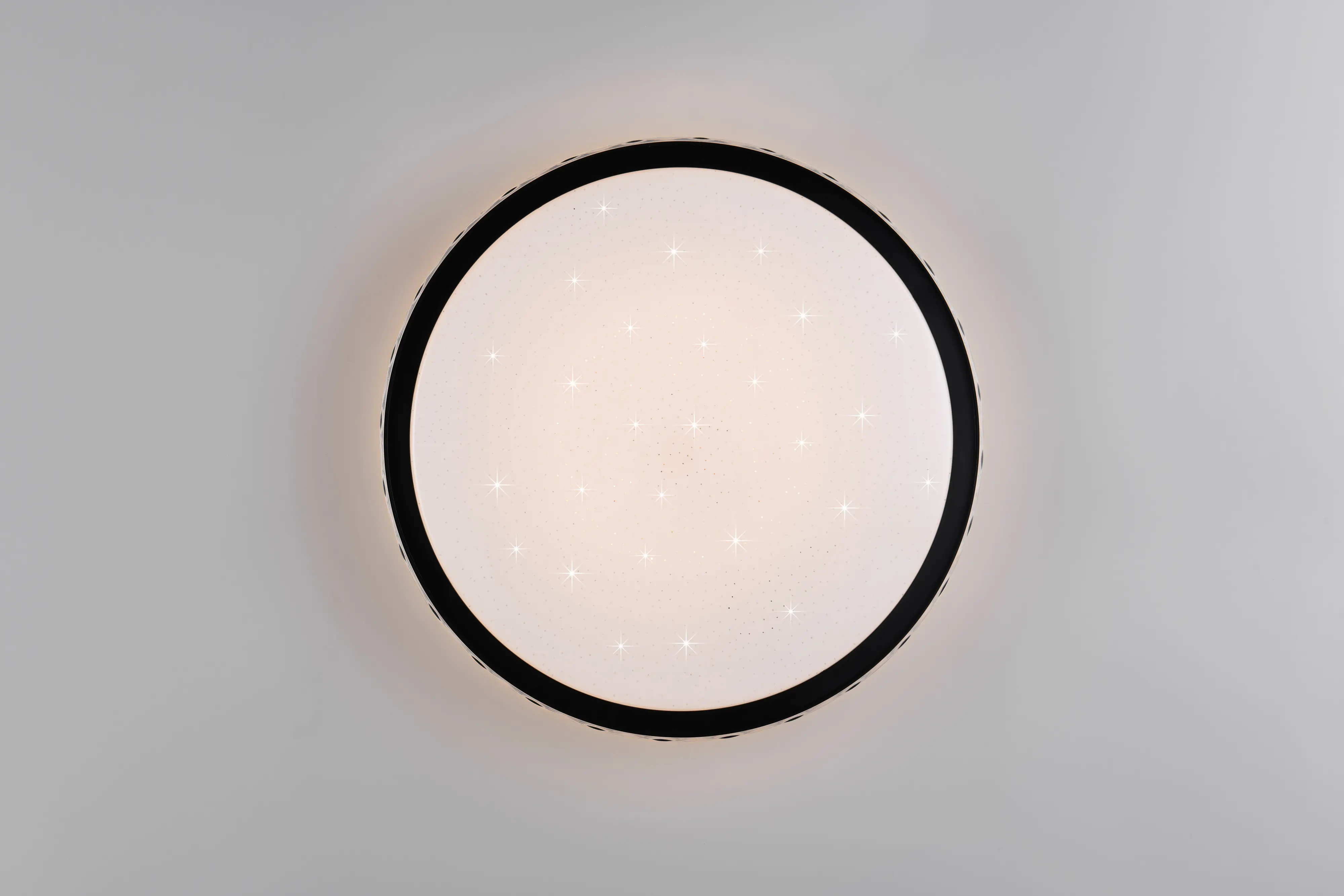 Reality LED Deckenleuchte Varda schwarz - weiß Fernbedienung