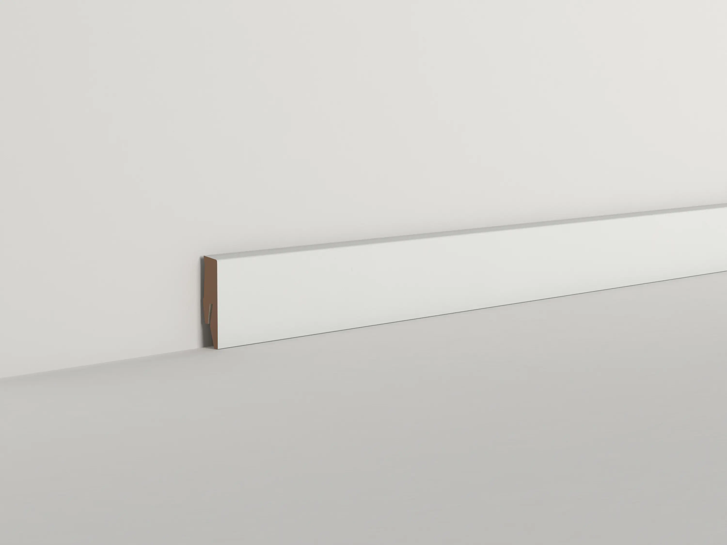 Classen Clip-Sockelleiste 240 x 5,8 x 1 cm weiß