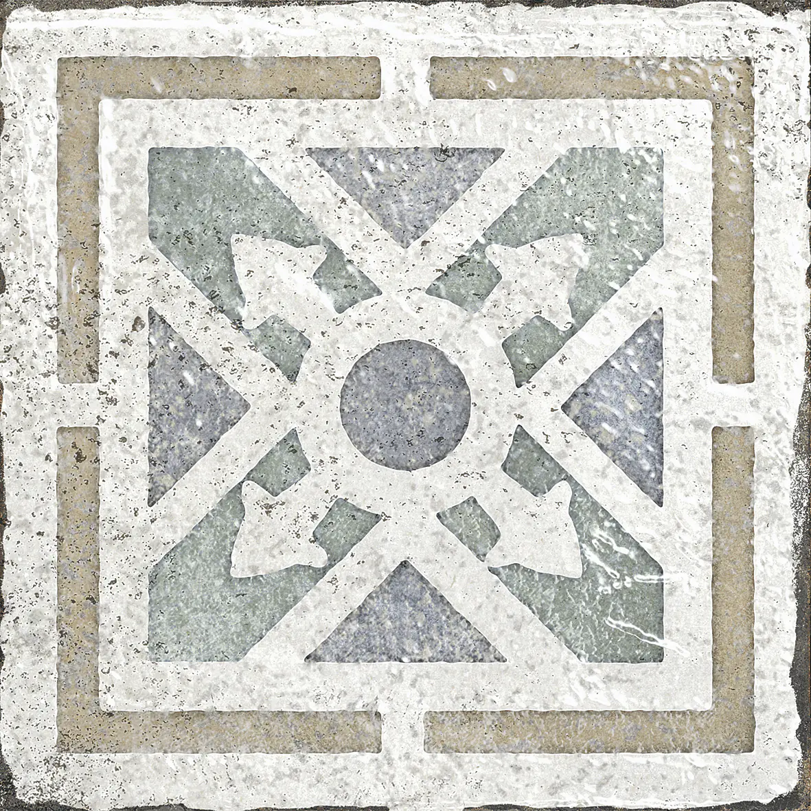 Bodenfliese Feinsteinzeug Marrakesh 20 x 20 cm blau-beige Bodenfliese Feinsteinzeug Marrakesh 20 x 20 cm blau-beige