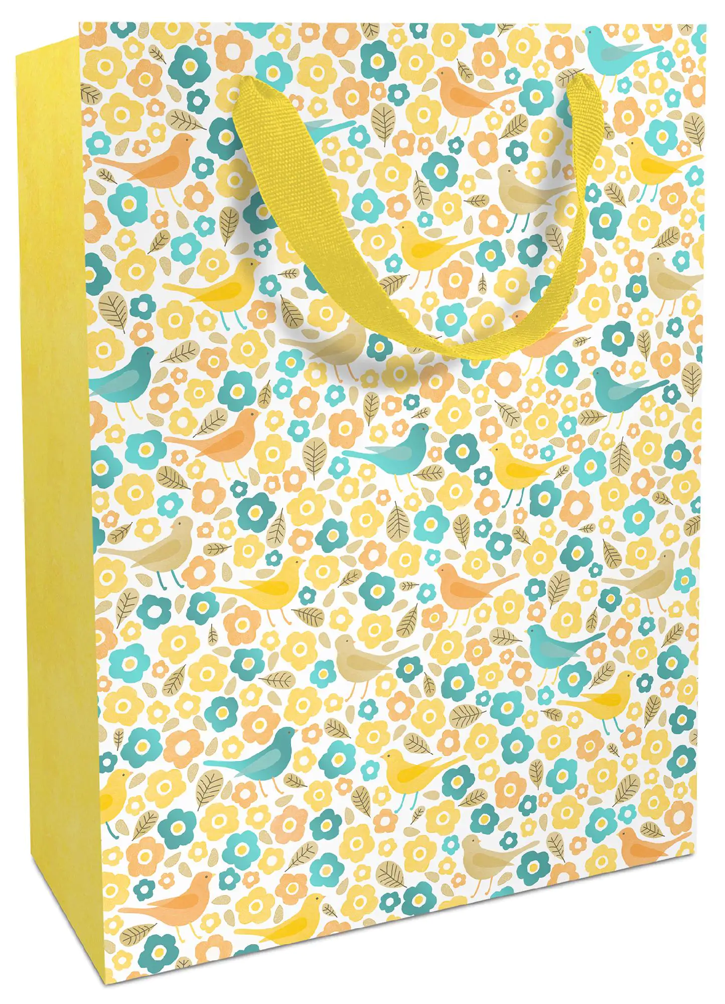 Braun & Company Geschenktasche gelb 26 x 36 x 13 cm