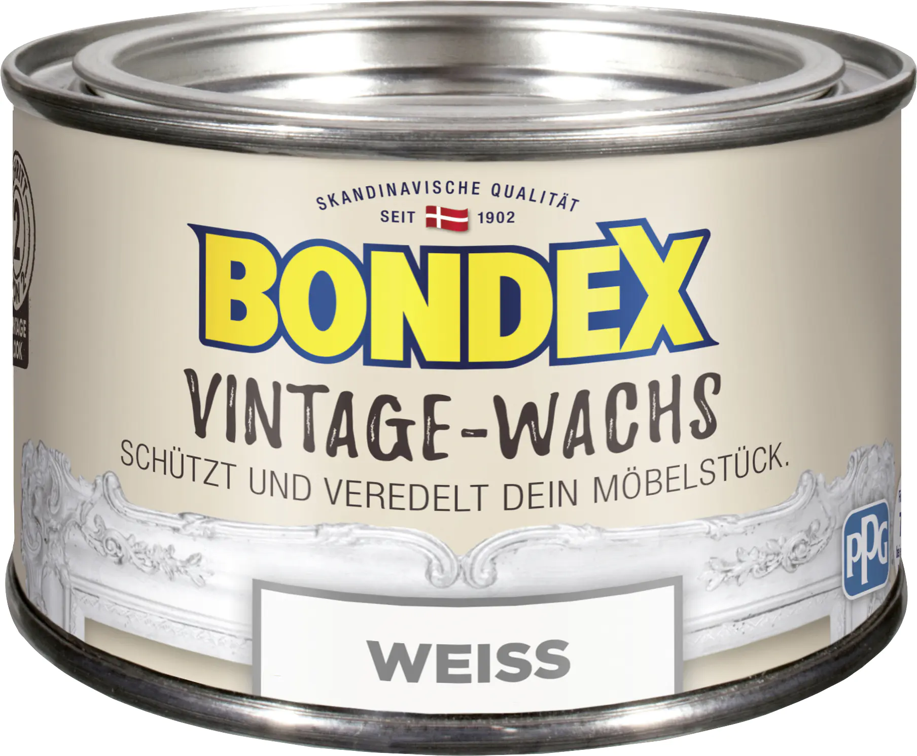 Bondex Vintage-Holzwachs kreideweiß 250 ml Bondex Vintage-Holzwachs kreideweiß 250 ml