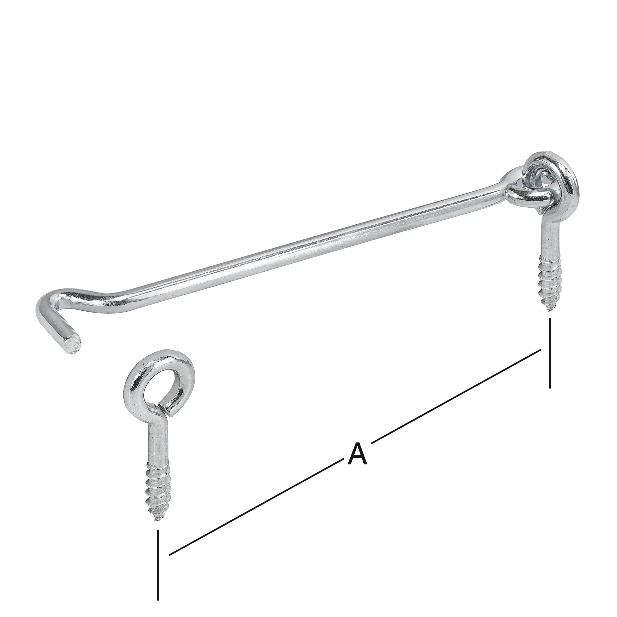 Vormann Sturmhaken verzinkt  400 mm