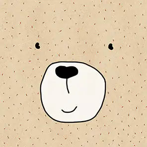 Braun & Company Servietten By Nature Big Bear 33 x 33 cm - 20er Pack