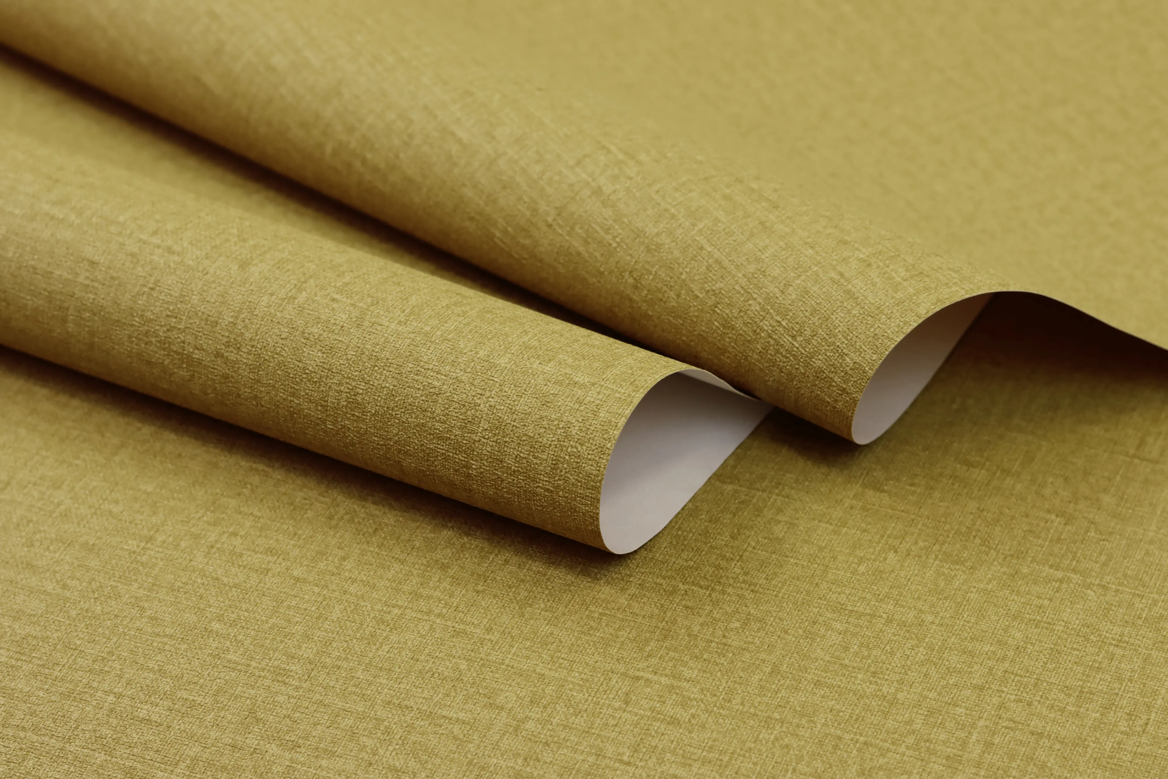Rasch Vliestapete 555929 Gelb-Ocker Uni 10,05 m x 0,53 m