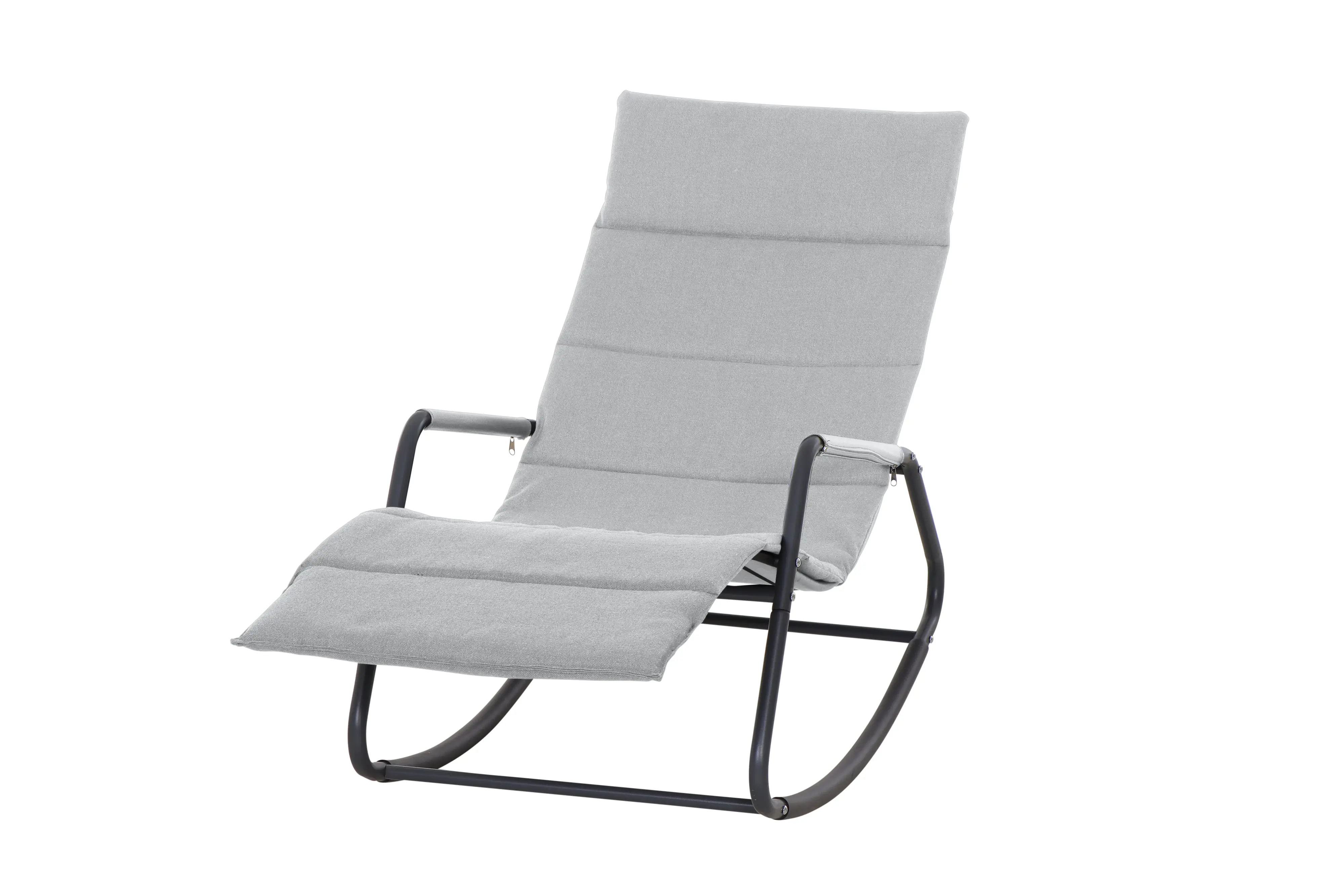 Siena Garden Schaukelliege mit Kissen Stahl Aliano grau