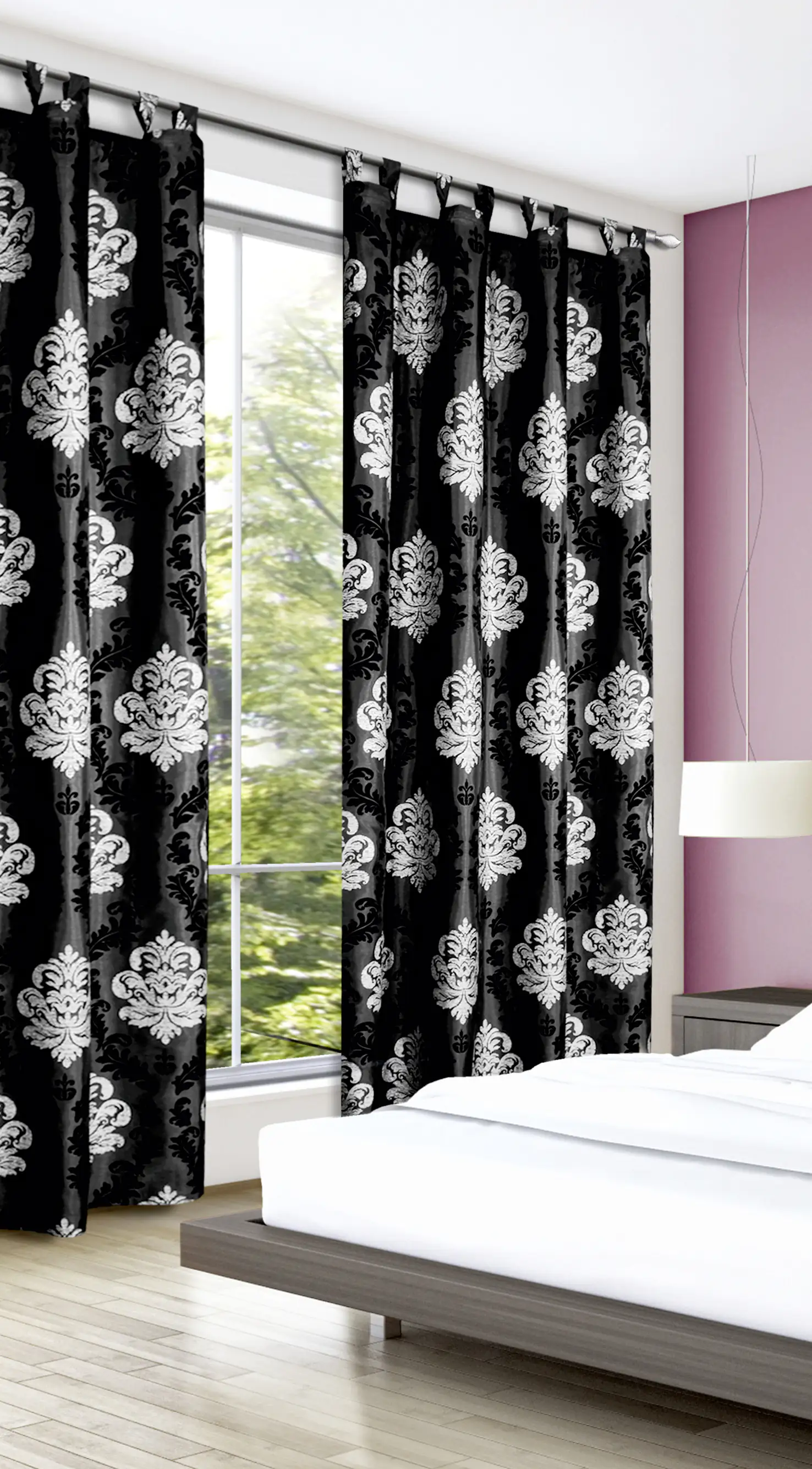 Neusser Collection Schlaufenschal schwarz, 140 x 245 cm