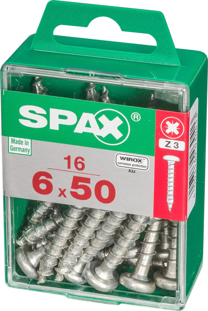 Spax Universalschrauben 6.0 x 50 mm TX 30 - 16 Stk.