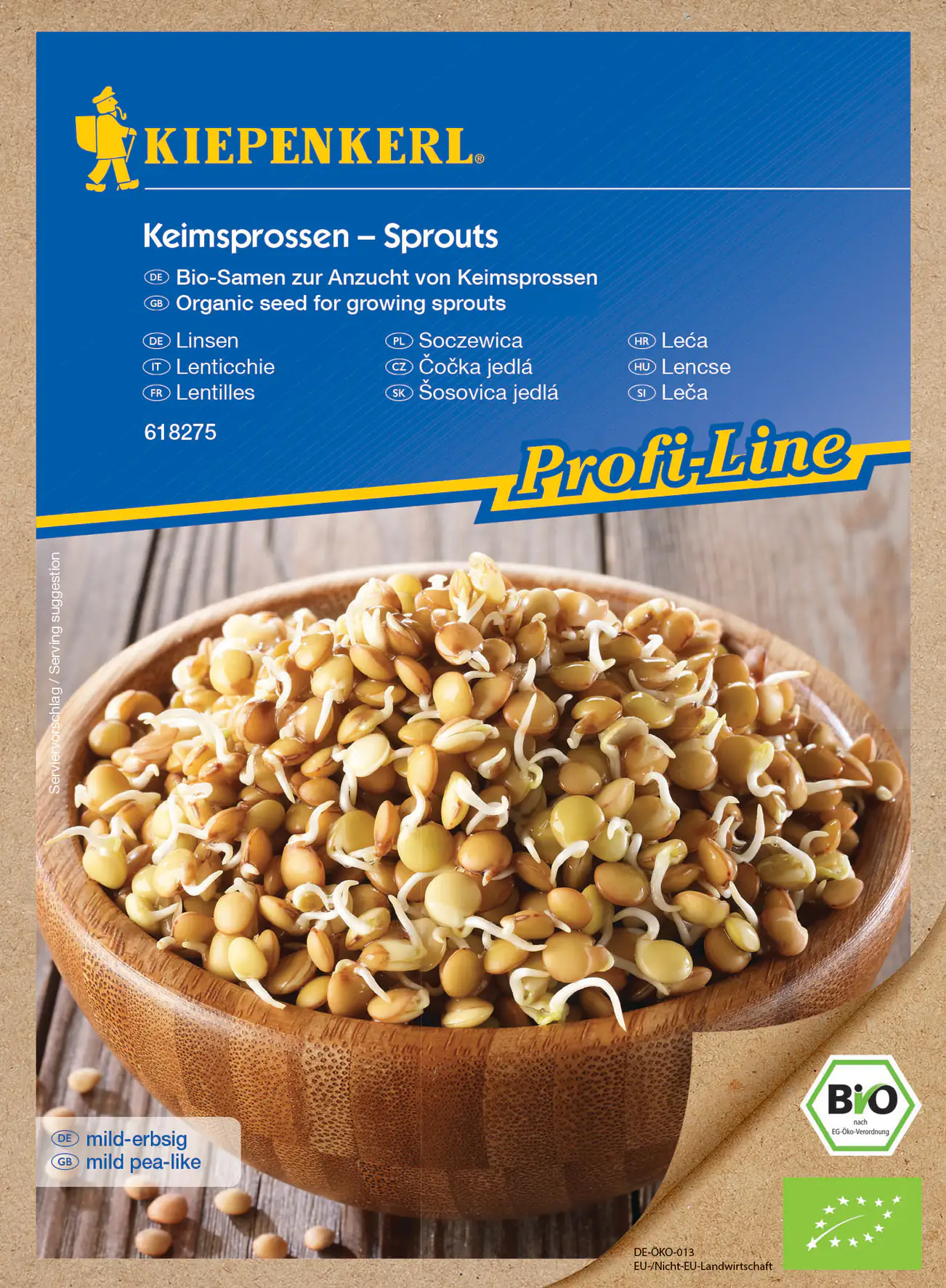 Kiepenkerl BIO Keimsprossen Linsen