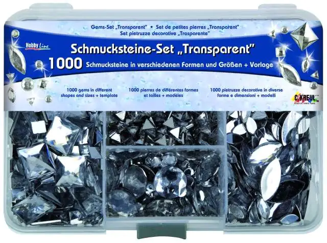 Kreul Schmucksteine Set transparent