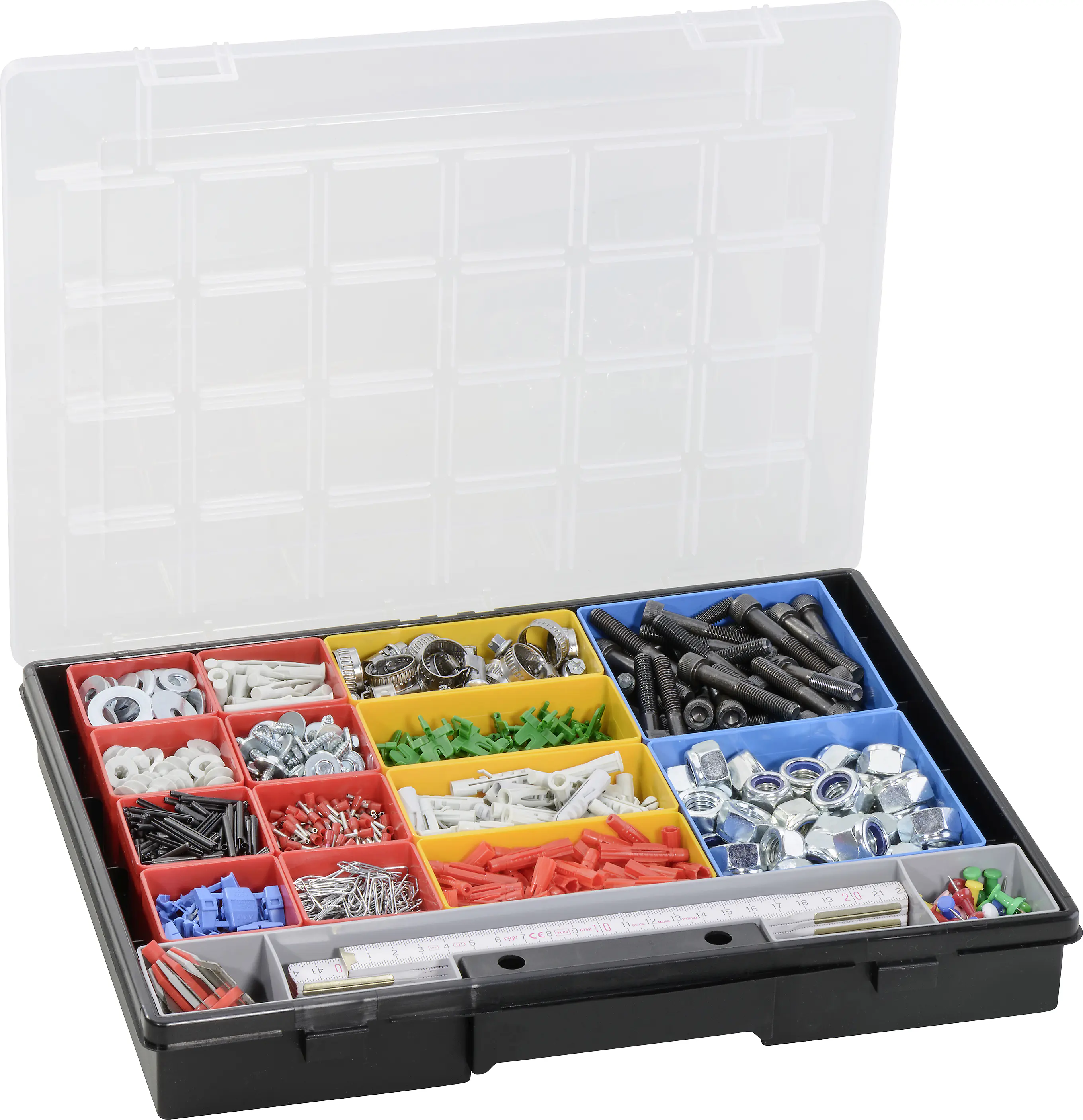 Allit Sortimentskasten EuroPlus Flex 37-17 schwarz