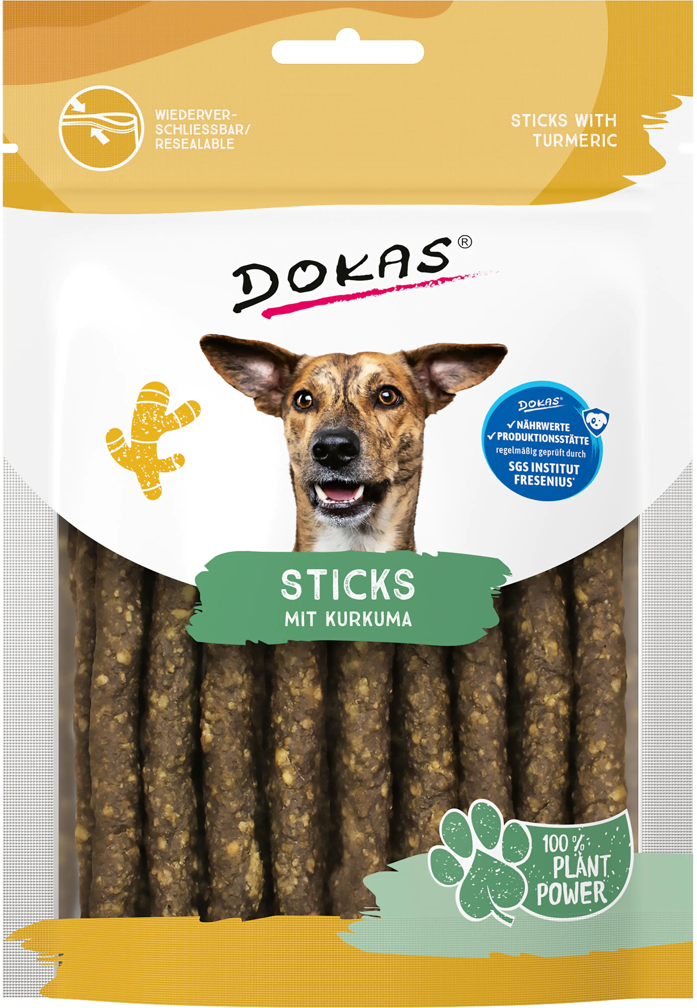 Dokas Sticks mit Kurkuma 105 g Dokas Sticks mit Kurkuma 105 g