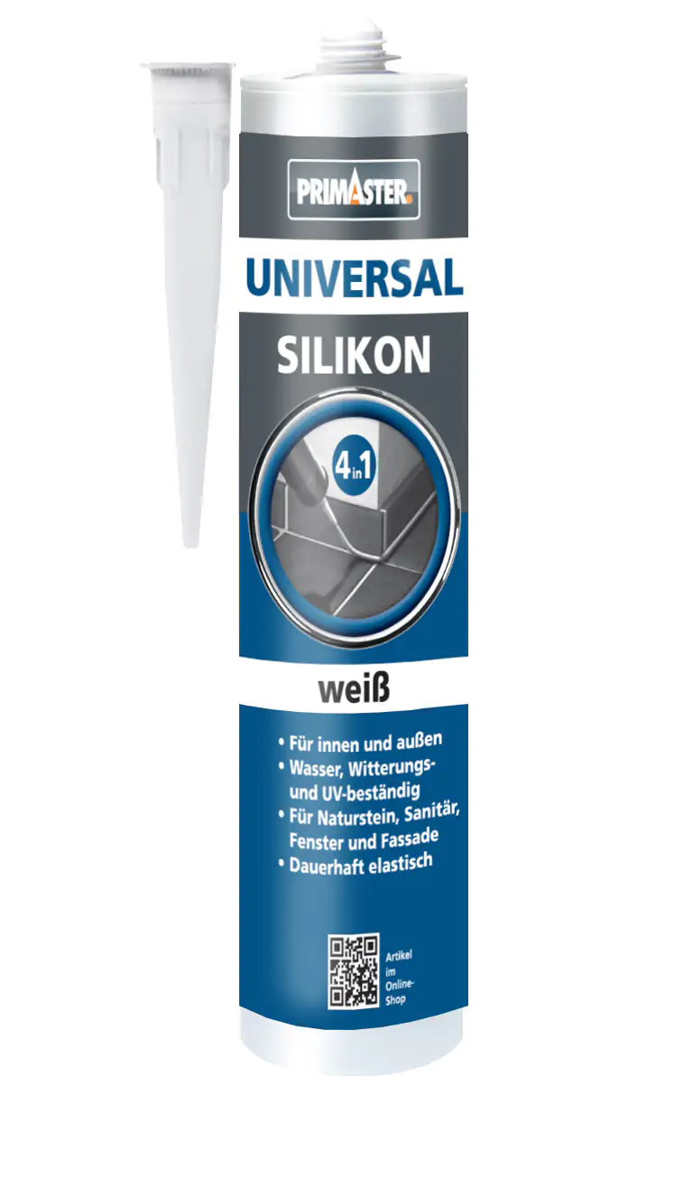 Primaster Universal Silikon 4 in1 weiß 300 ml Primaster Universal Silikon 4 in1 weiß 300 ml