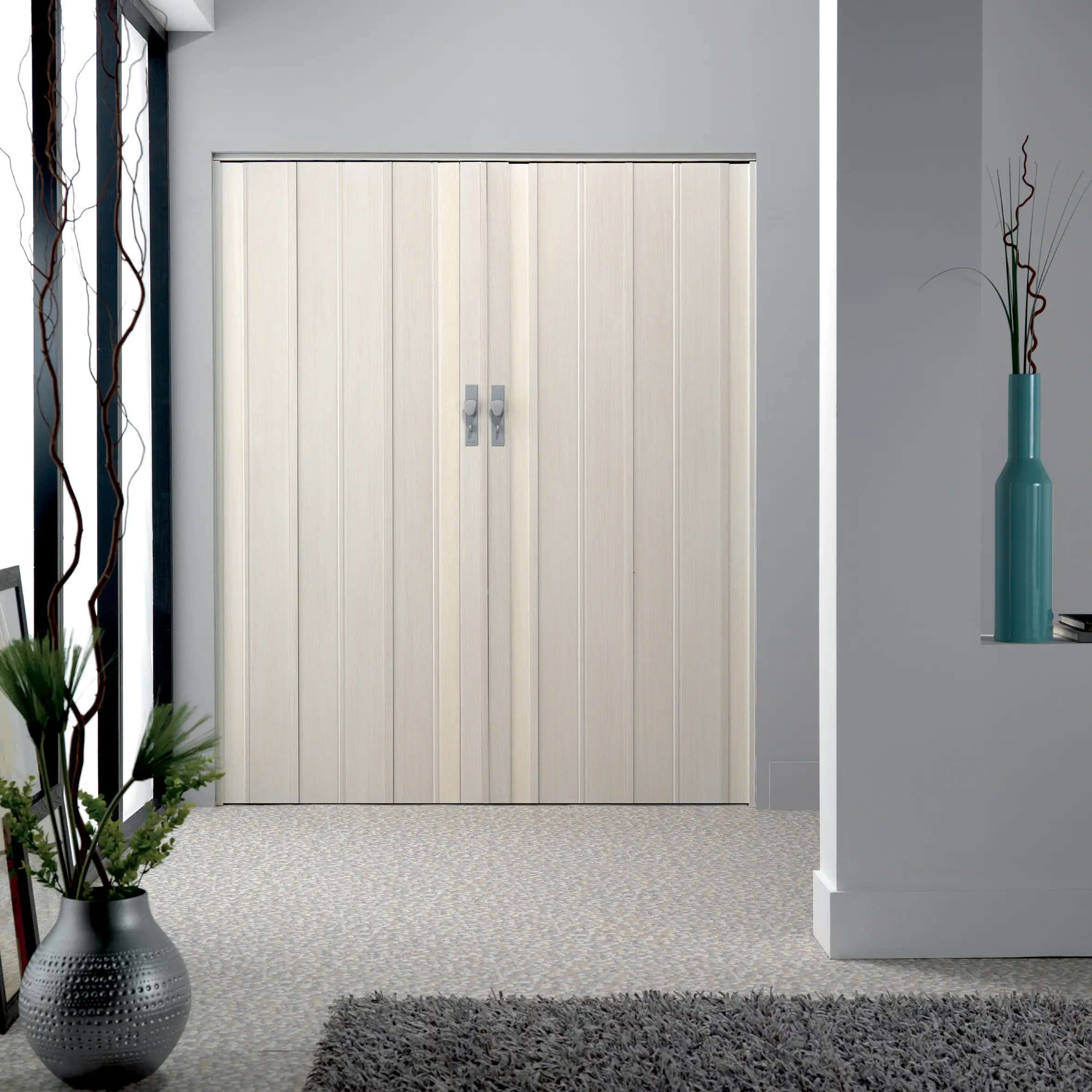 Grosfillex Falttüre Axia Esche weiß 84 x 205 cm