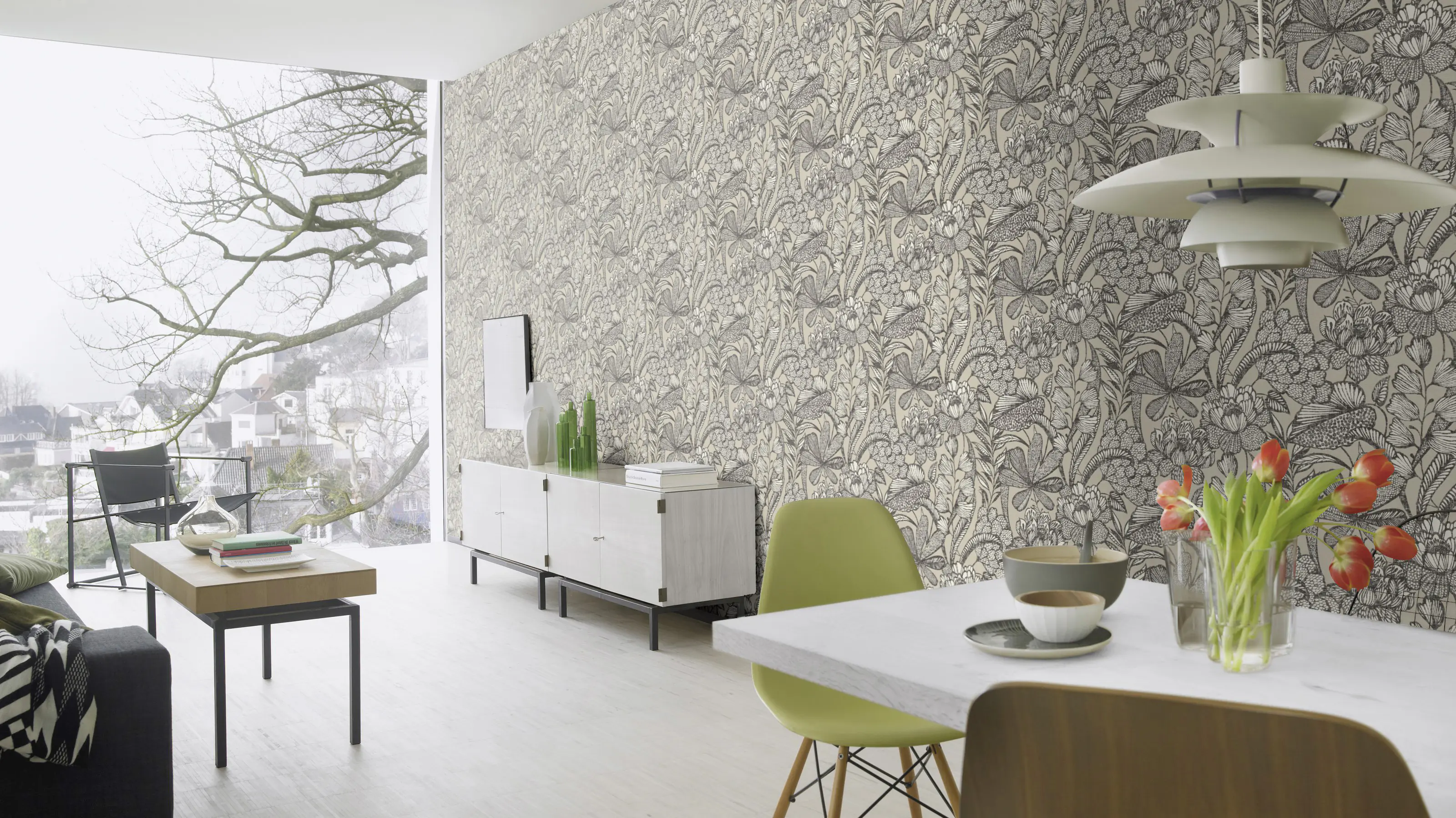 Rasch Vliestapete 555332 Beige-Leinen Muster & Motive 10,05 m x 0,53 m