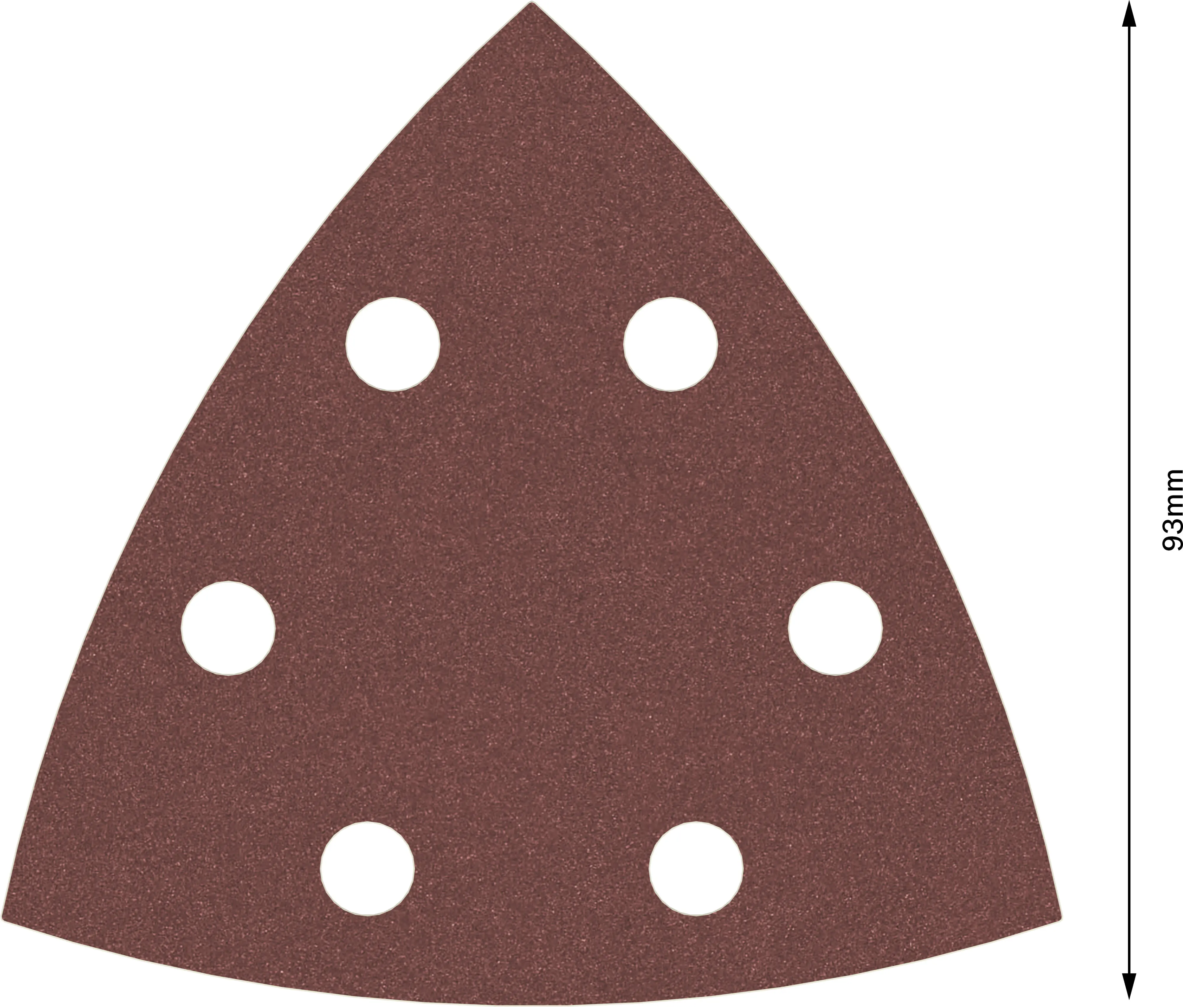 Bosch PRO F460 Schleifblatt 93 x 93 mm G240 5-teilig