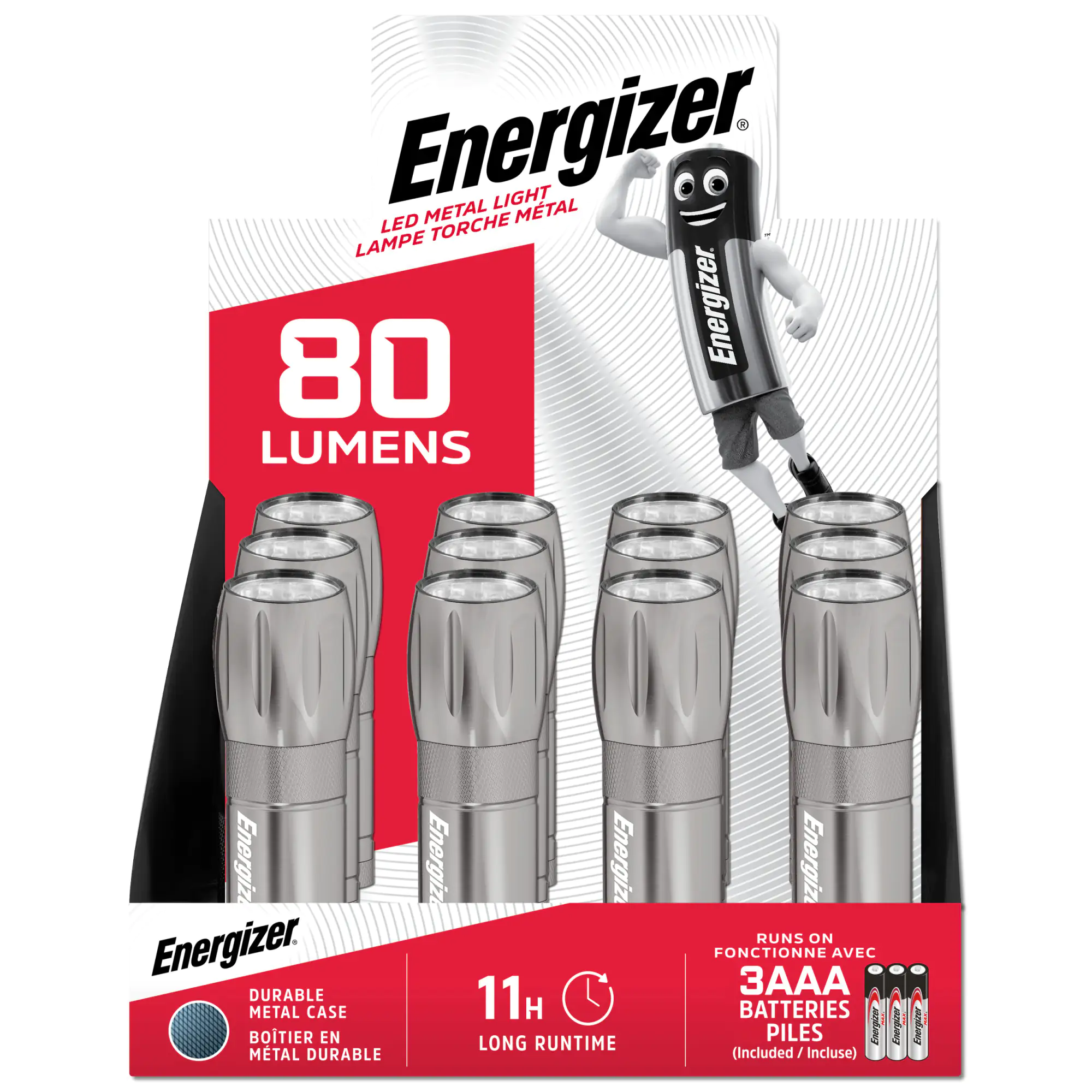 Energizer LED Taschenlampe Metal Light LED 75 Lumen