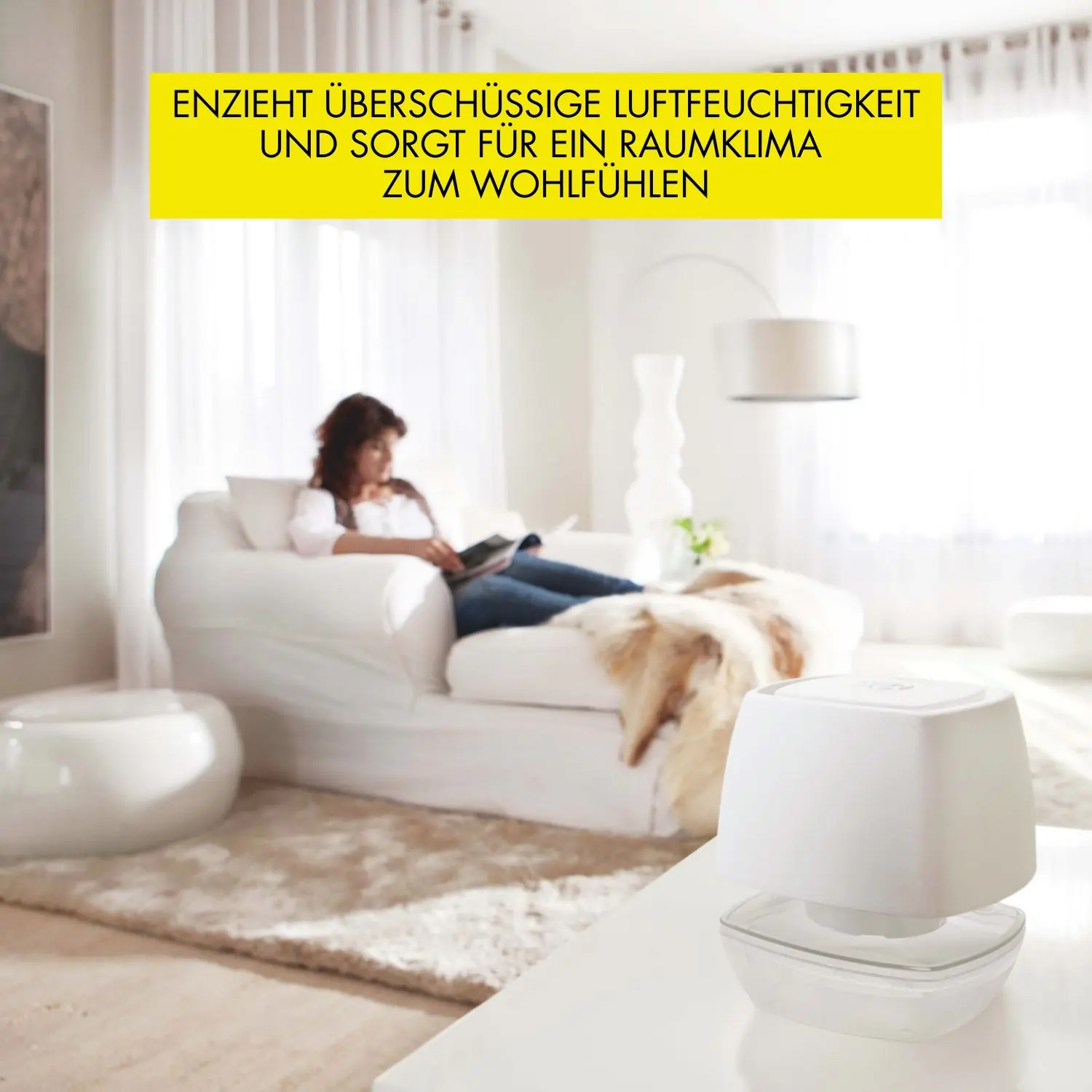 UHU Luftentfeuchter Ambiance weiß, 450 g