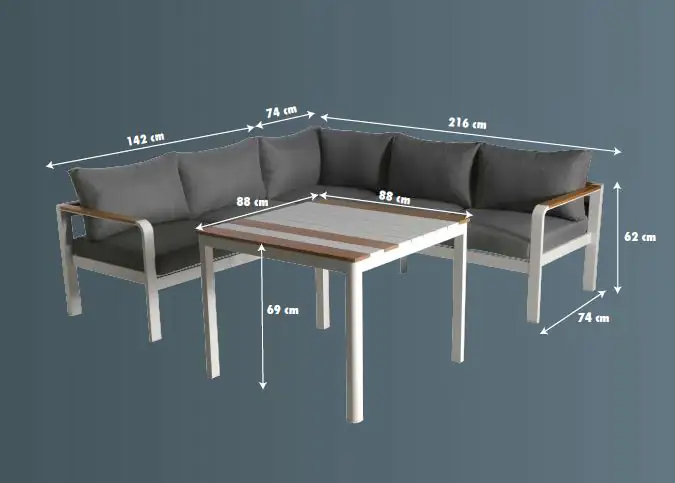 Primaster Dining Lounge Set Amilia