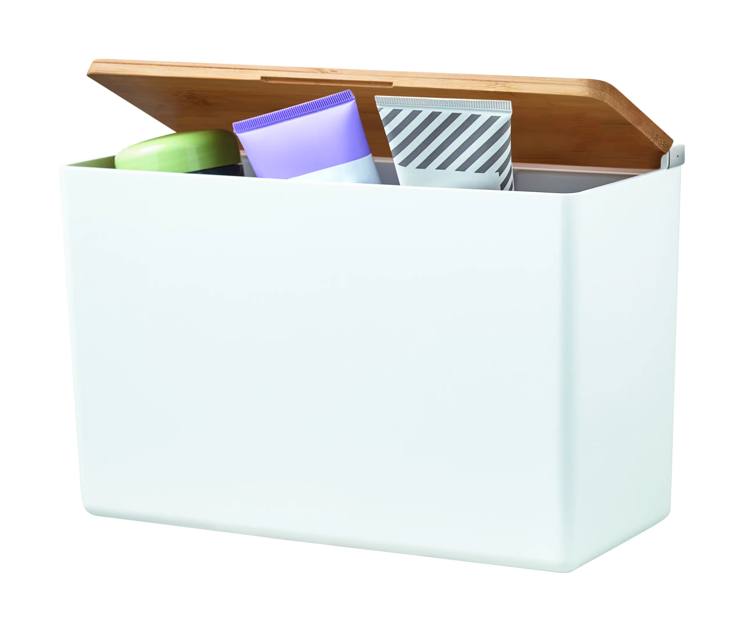 tesa Baboo Aufbewahrungsbox XL weiß mit Deckel