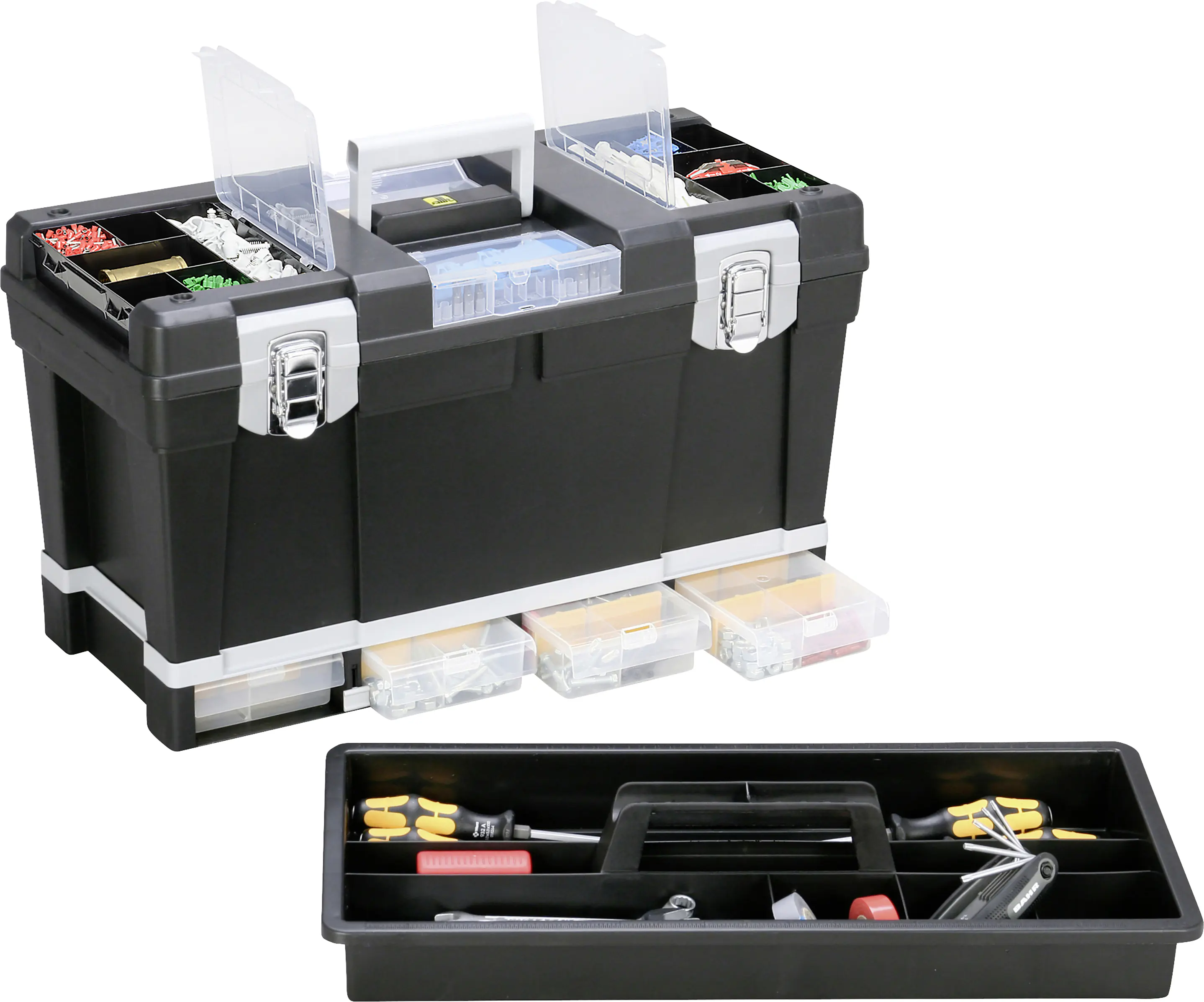Allit Werkzeugkoffer mit Kleinteilesortierung McPlus Depot S 23 Allit Werkzeugkoffer mit Kleinteilesortierung McPlus Depot S 23