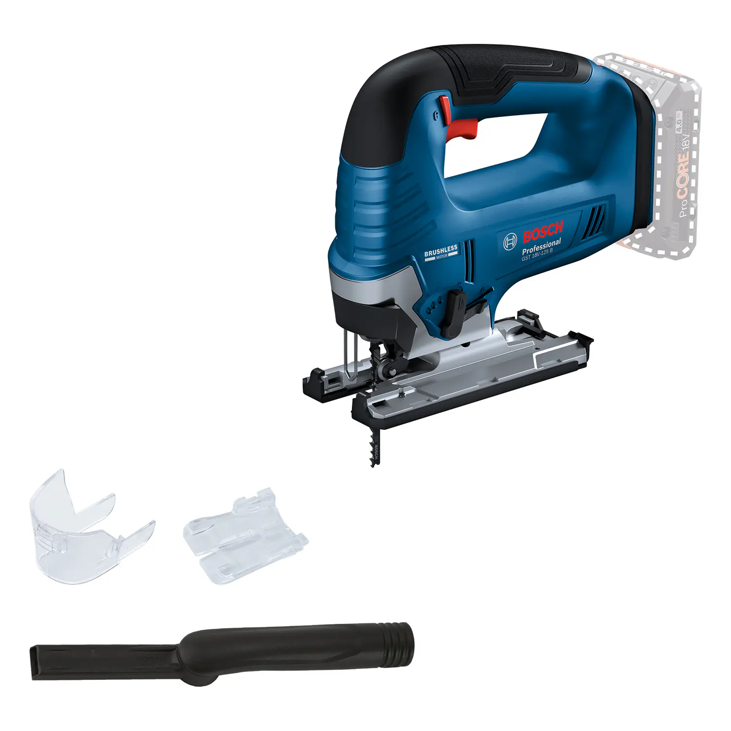 Bosch Professional Akku-Stichsäge GST 18V-125 B Solo Bosch Professional Akku-Stichsäge GST 18V-125 B Solo