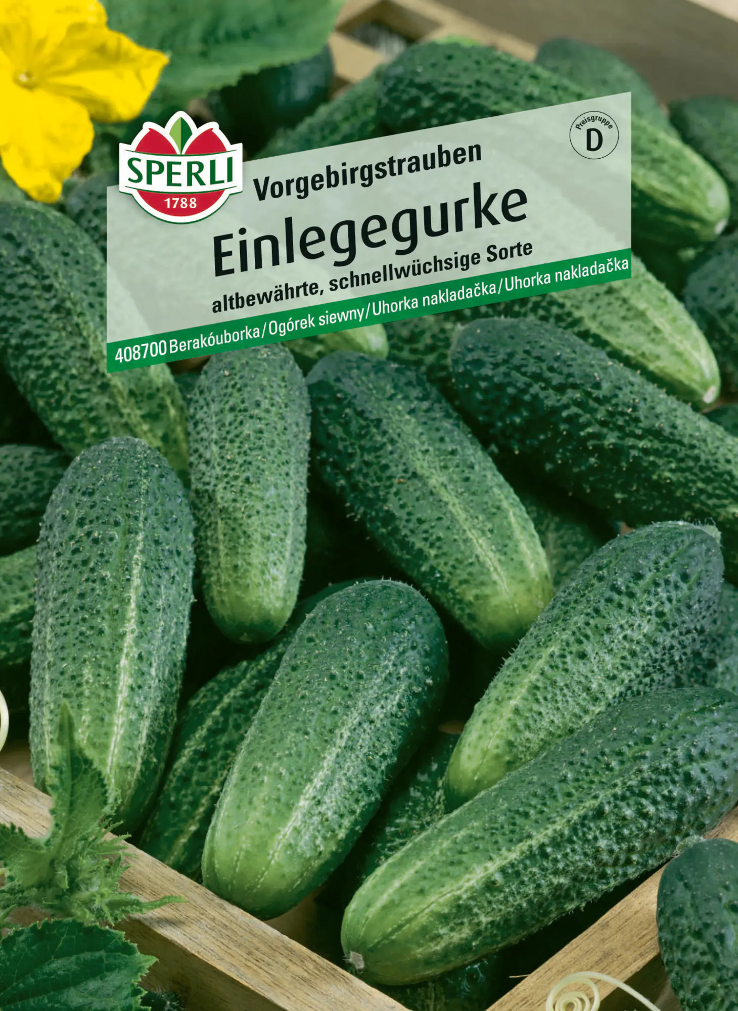 Sperli Saatgut Einlegegurken für ca. 50 Pflanzen