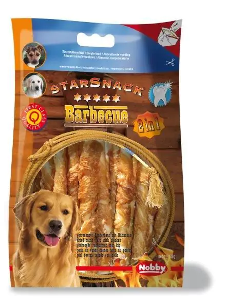 Nobby StarSnack Barbecue Wrapped Chicken 113 g, 12,5 cm Nobby StarSnack Barbecue Wrapped Chicken 113 g, 12,5 cm