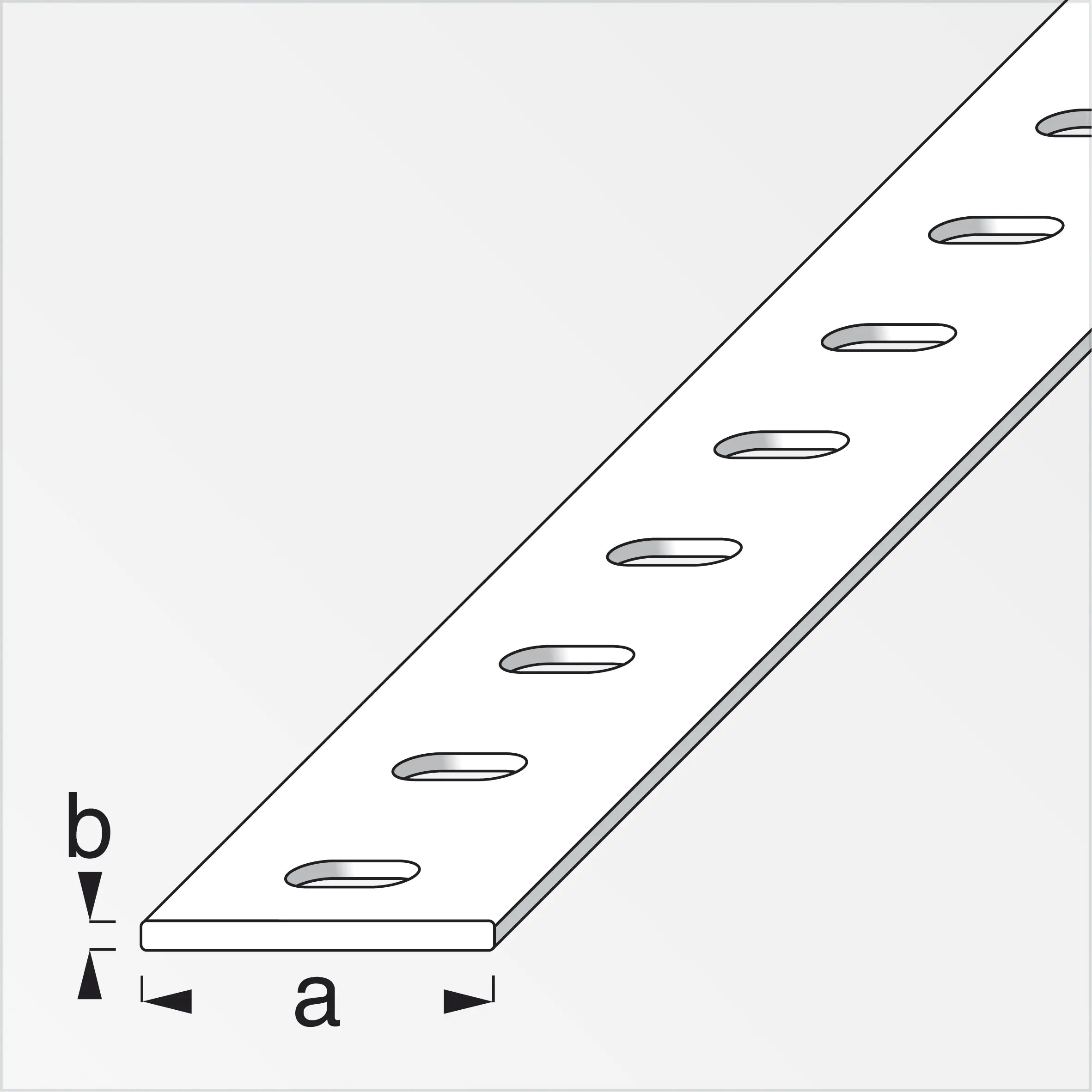 alfer Flachprofil Stahl verzinkt gelocht alfer Flachprofil Stahl verzinkt gelocht