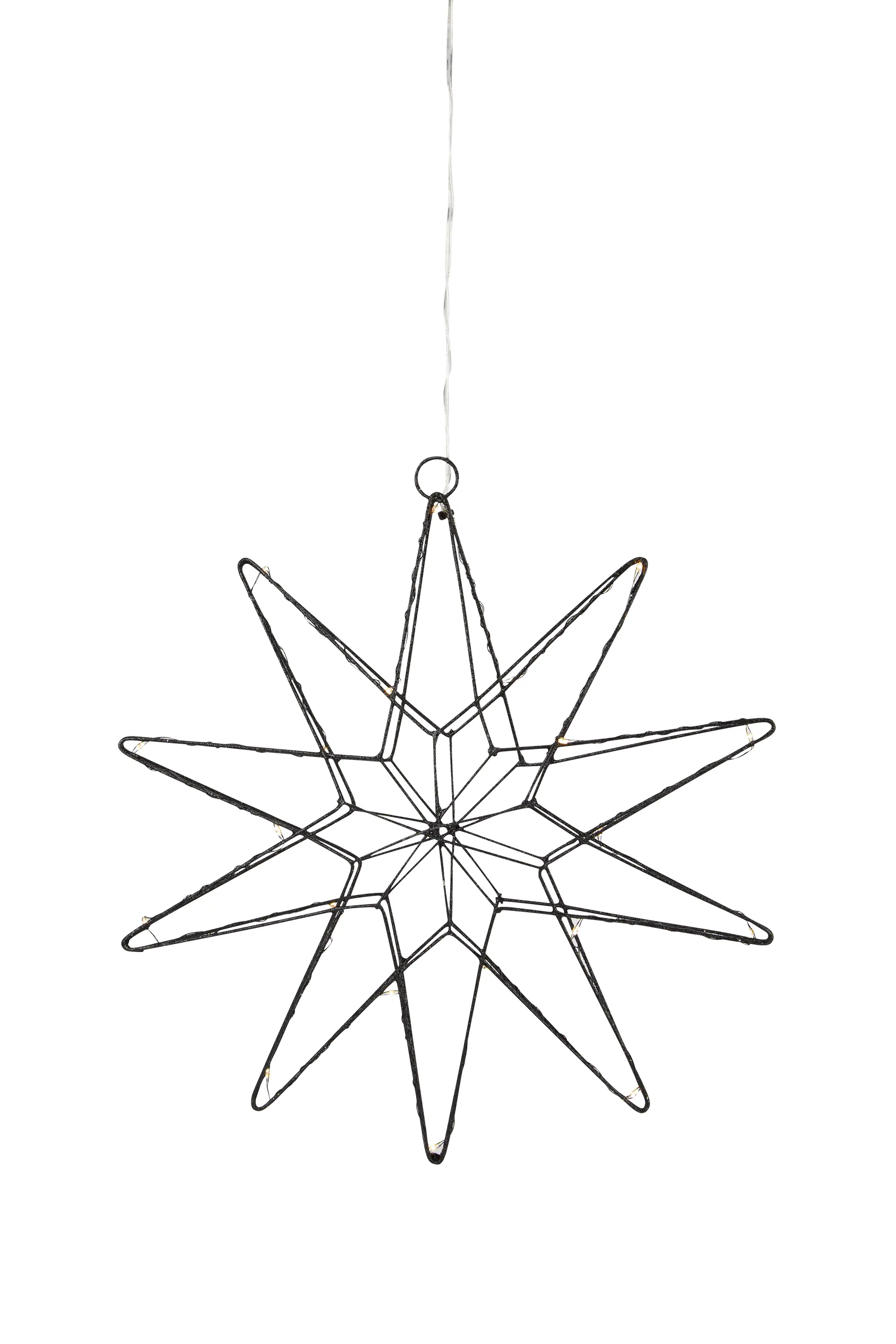 Markslöjd LED Hängestern Gleam Eisen Ø 30 cm schwarz