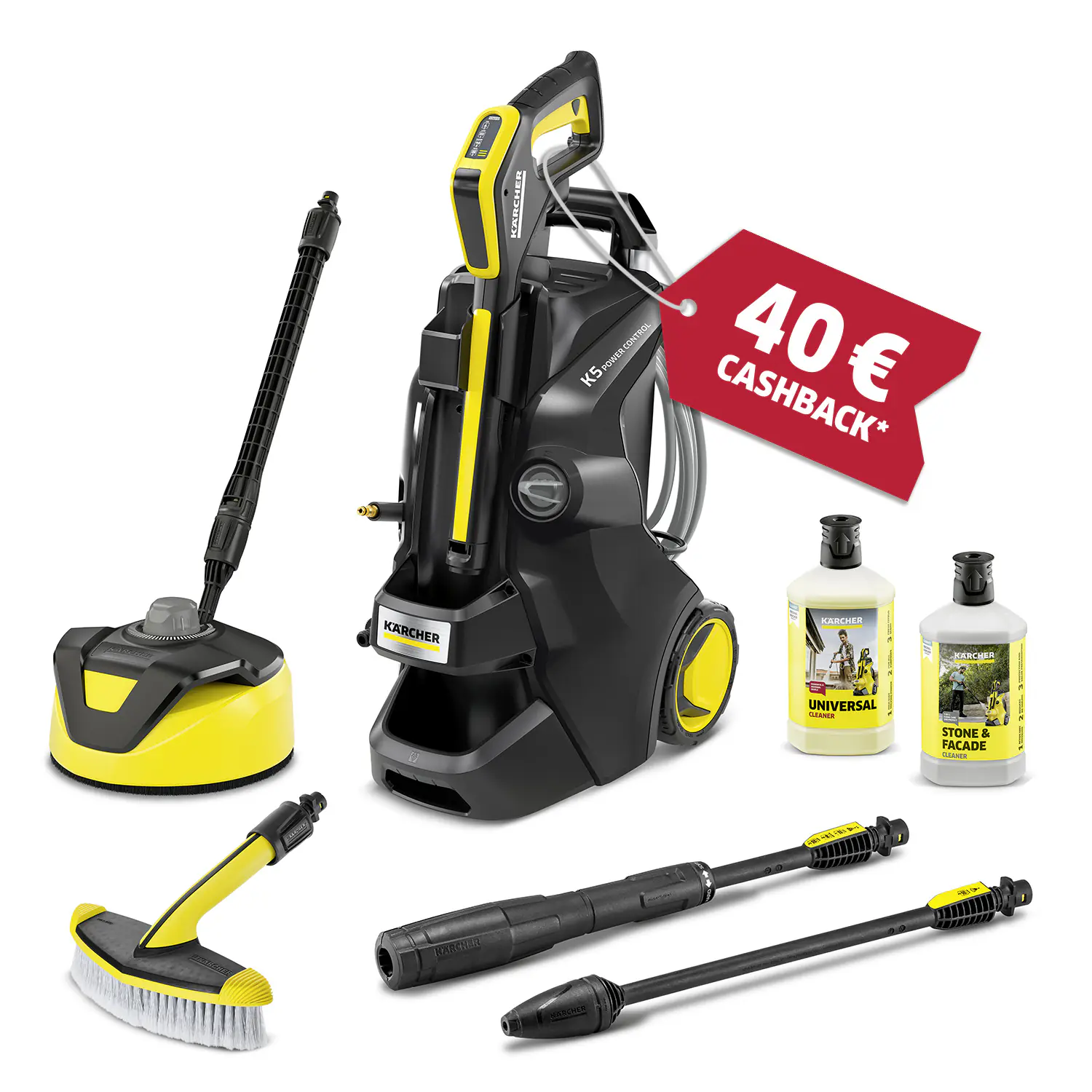 Kärcher Hochdruckreiniger K5 Power Control Flex Home & Brush Anniversary Edition 2100 W 145 bar 500 l/h