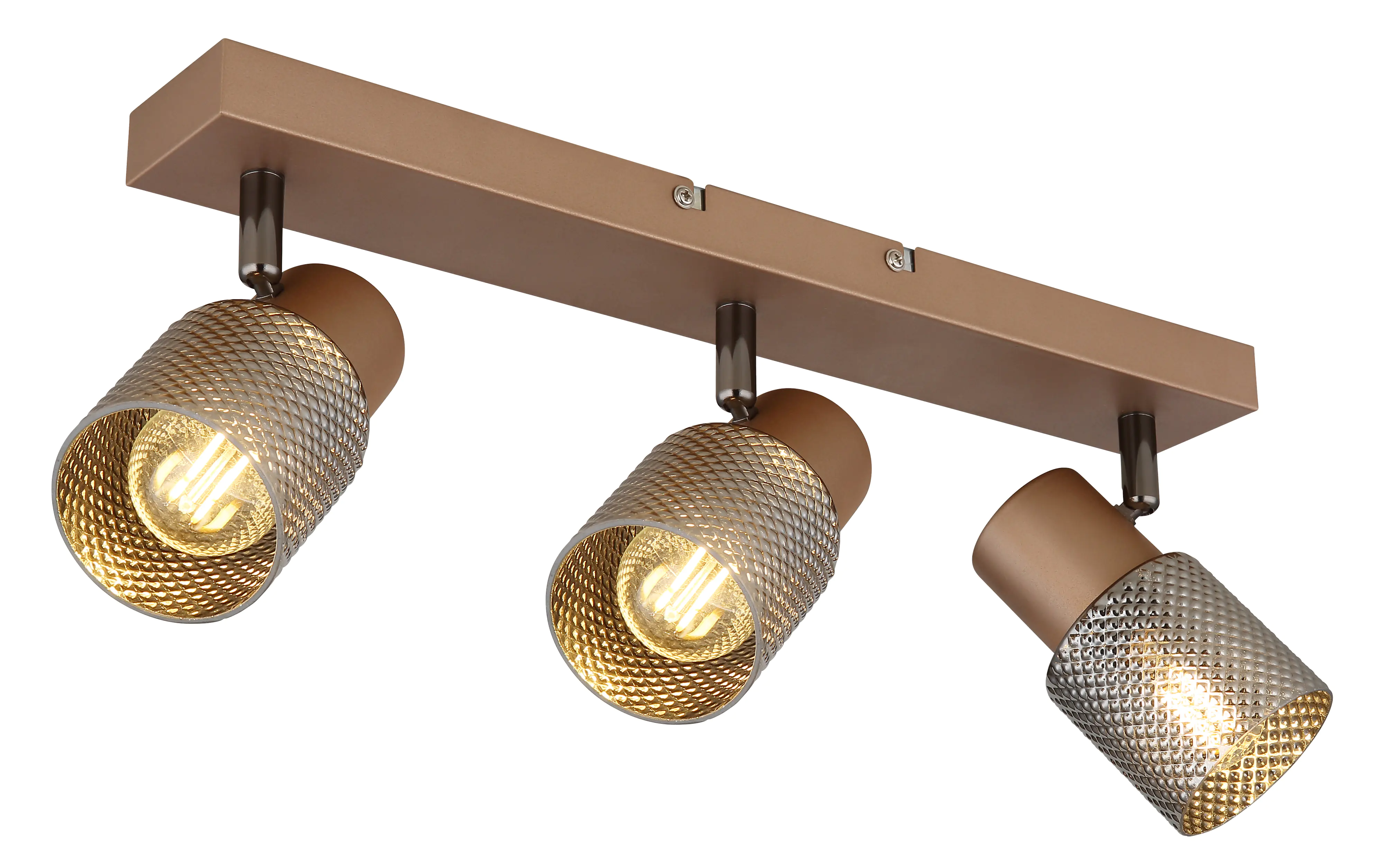 Globo 3er Spot Satella kaffeefarben matt 41 x 41 x 12,5 cm E14 Globo 3er Spot Satella kaffeefarben matt 41 x 41 x 12,5 cm E14