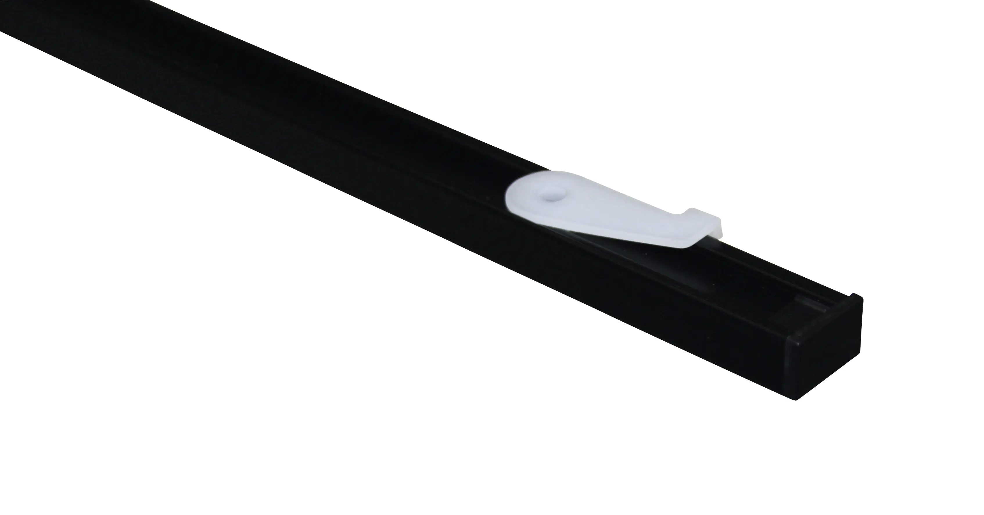 Gardinia Vorhangschienen-Set Lucy 1-läufig schwarz-matt 230 cm