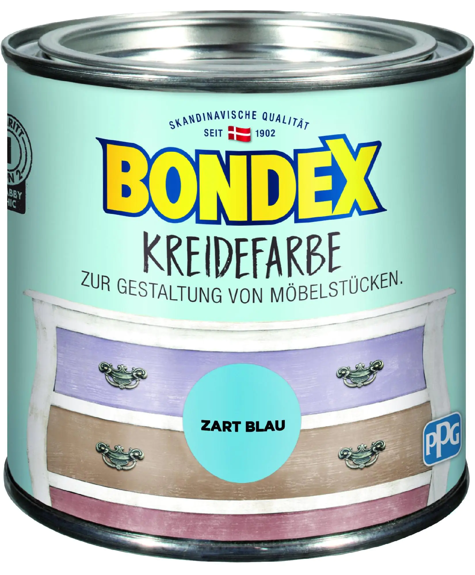 Bondex Kreidefarbe 500 ml zart blau Bondex Kreidefarbe 500 ml zart blau