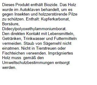 Zaunlatte Kiefer 150 x 5,5 x 2,8 cm kesseldruckimprägniert