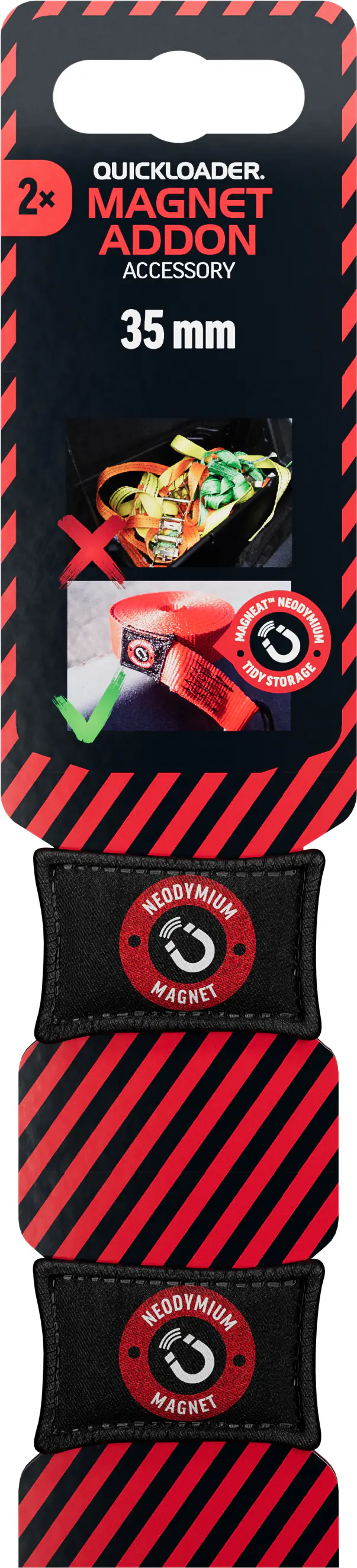 QUICKLOADER® Magnethalter für Zurrgurt 35 mm