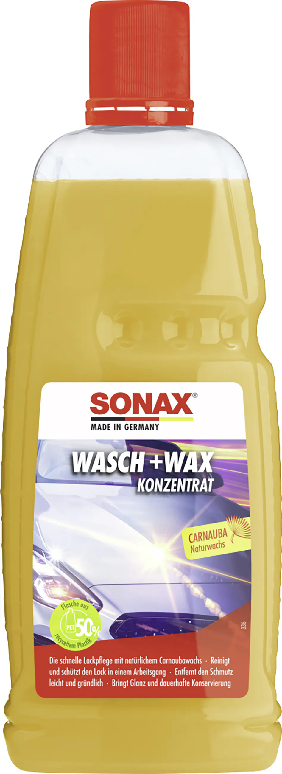 Sonax Auto Lackpflege Wasch+Wax Konzentrat 1 L